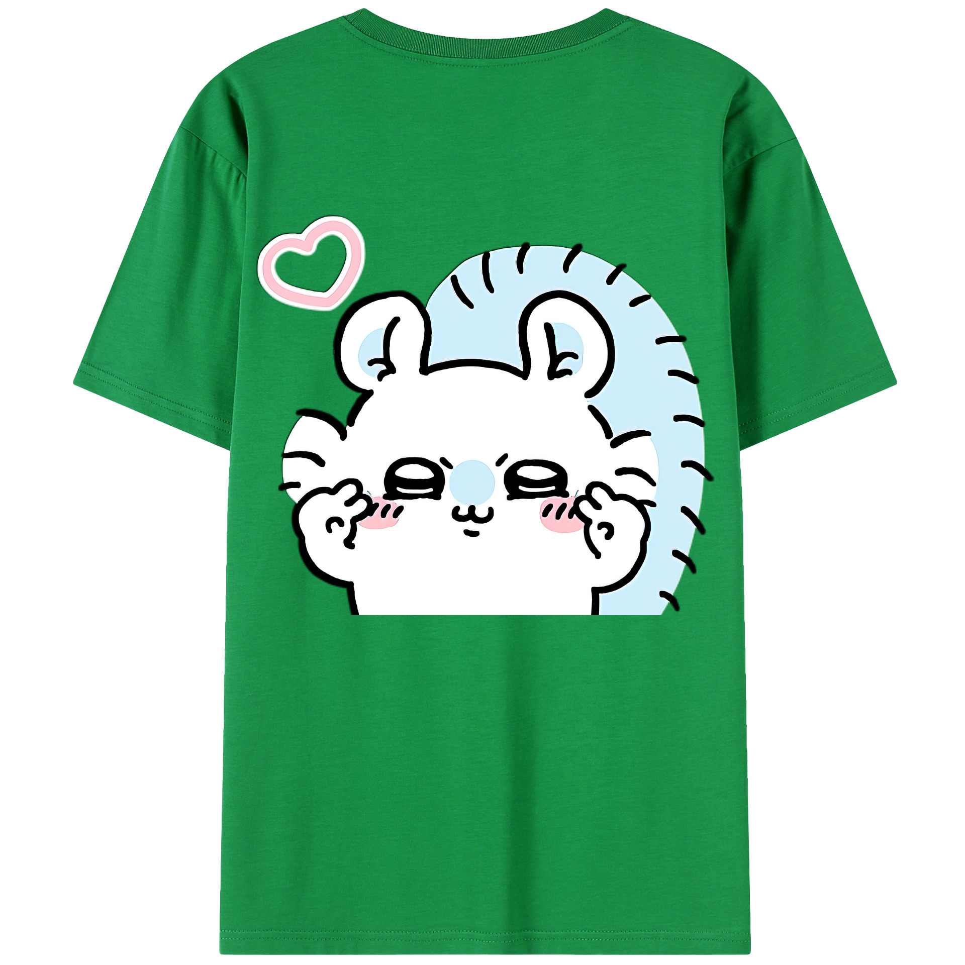（画像用） ちいかわ モモンガ Chii-kawa Momonga レディース半袖Tシャツ(バックプリント)