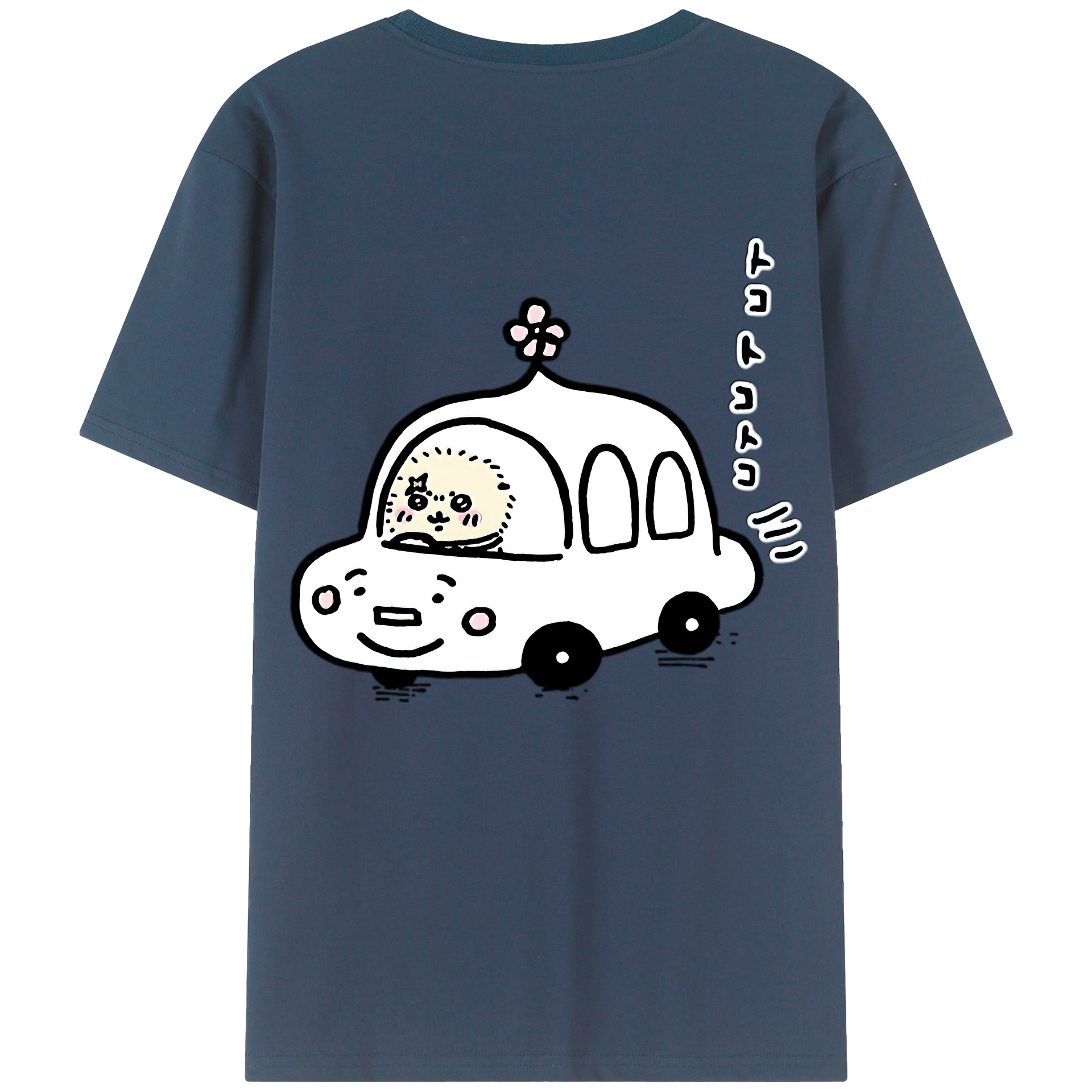 （画像用） ちいかわ ラッコ Chii-kawa Sea otter レディース半袖Tシャツ(バックプリント)
