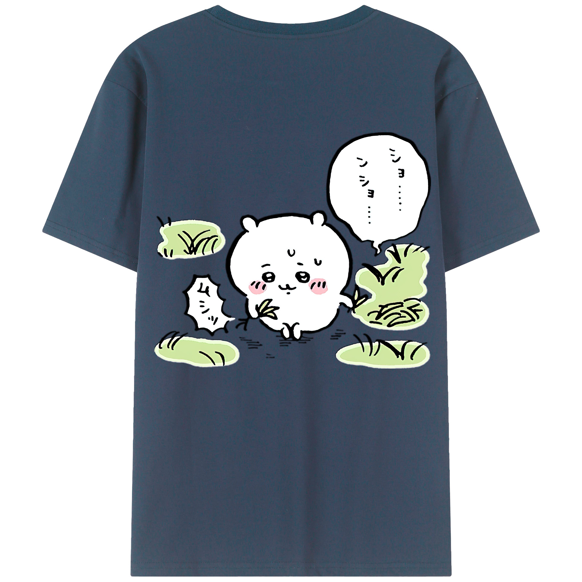 （画像用） ちいかわ ちいかわ Chii-kawa chiikawa レディース半袖Tシャツ(バックプリント)