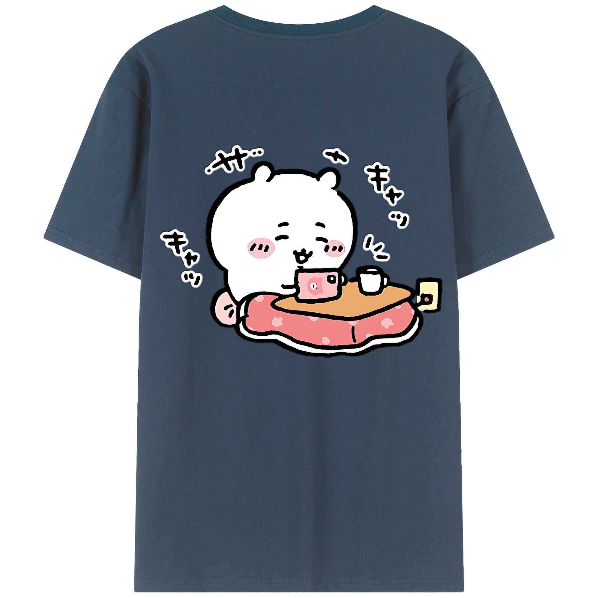 （画像用） ちいかわ ちいかわ Chii-kawa chiikawa レディース半袖Tシャツ(バックプリント)