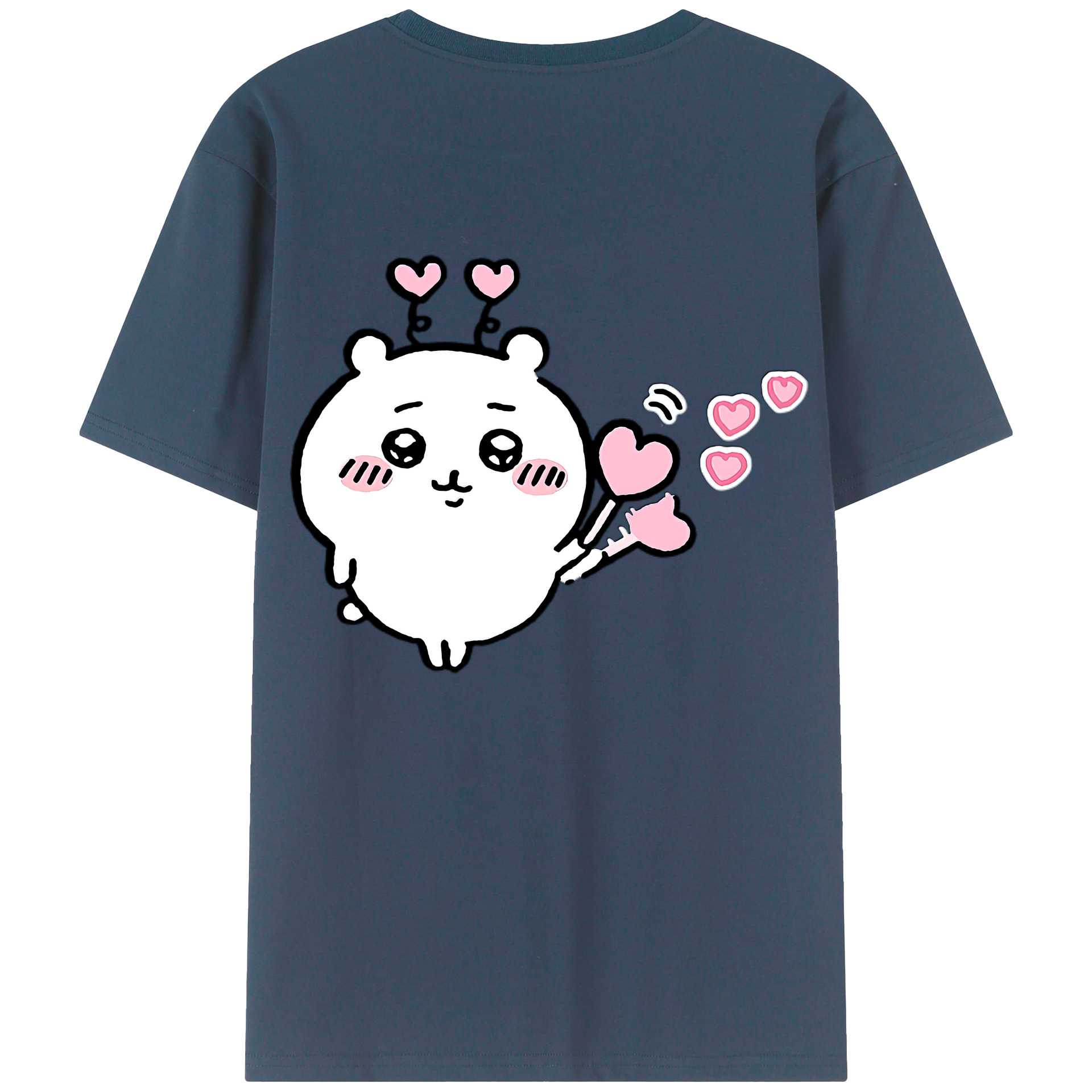 （画像用） ちいかわ ちいかわ Chii-kawa chiikawa レディース半袖Tシャツ(バックプリント)