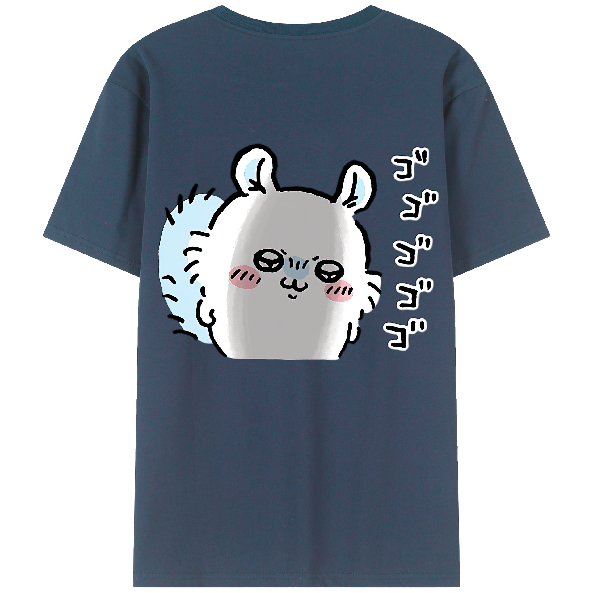 （画像用） ちいかわ モモンガ Chii-kawa Momonga レディース半袖Tシャツ(バックプリント)