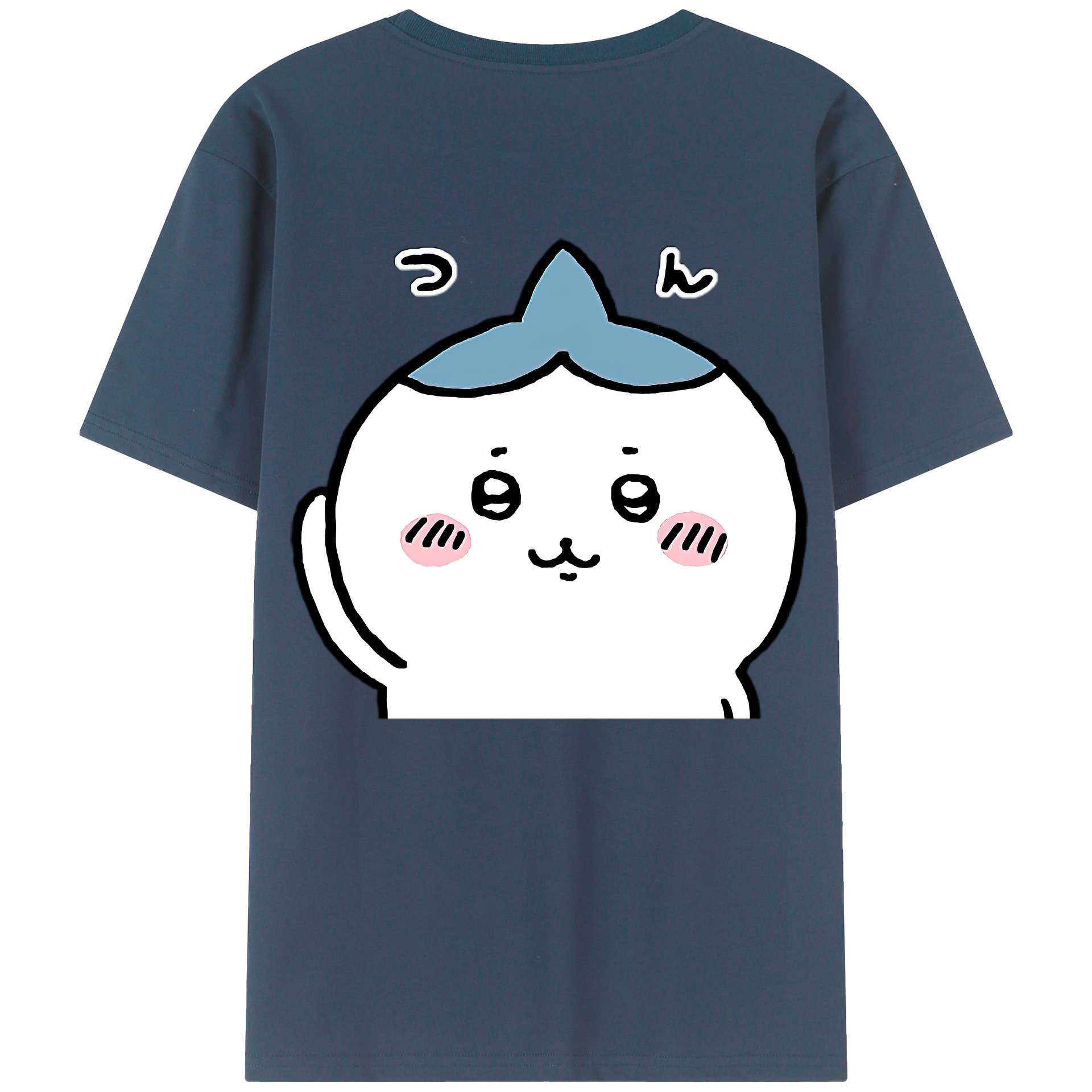 （画像用） ちいかわ ハチワレ Chii-kawa hachiware レディース半袖Tシャツ(バックプリント)