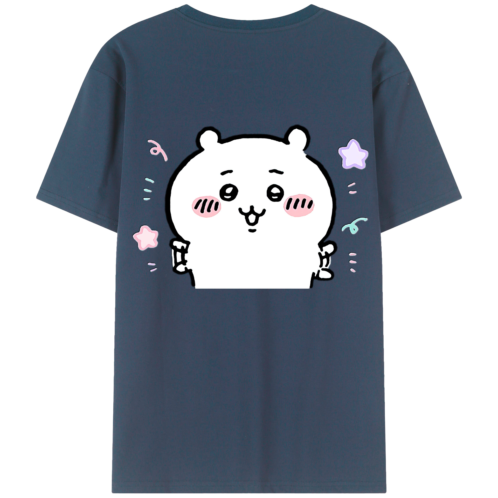 （画像用） ちいかわ ちいかわ Chii-kawa chiikawa レディース半袖Tシャツ(バックプリント)