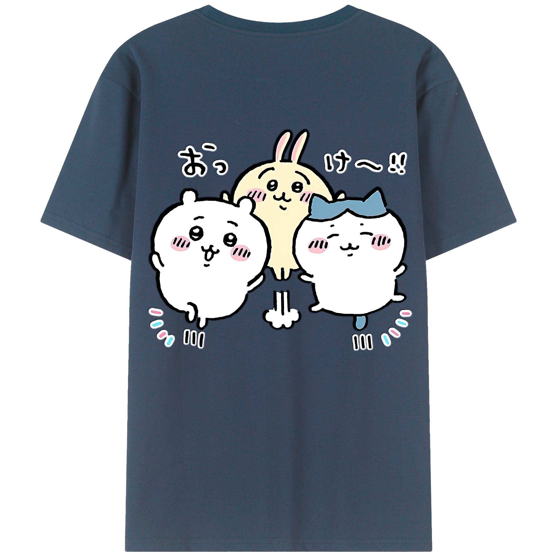 （画像用） ちいかわ ちいかわ Chii-kawa chiikawa レディース半袖Tシャツ(バックプリント)