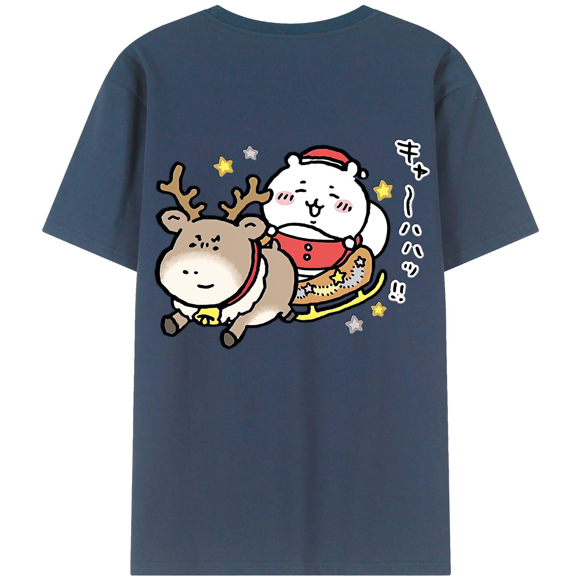 （画像用） ちいかわ ちいかわ Chii-kawa chiikawa レディース半袖Tシャツ(バックプリント)