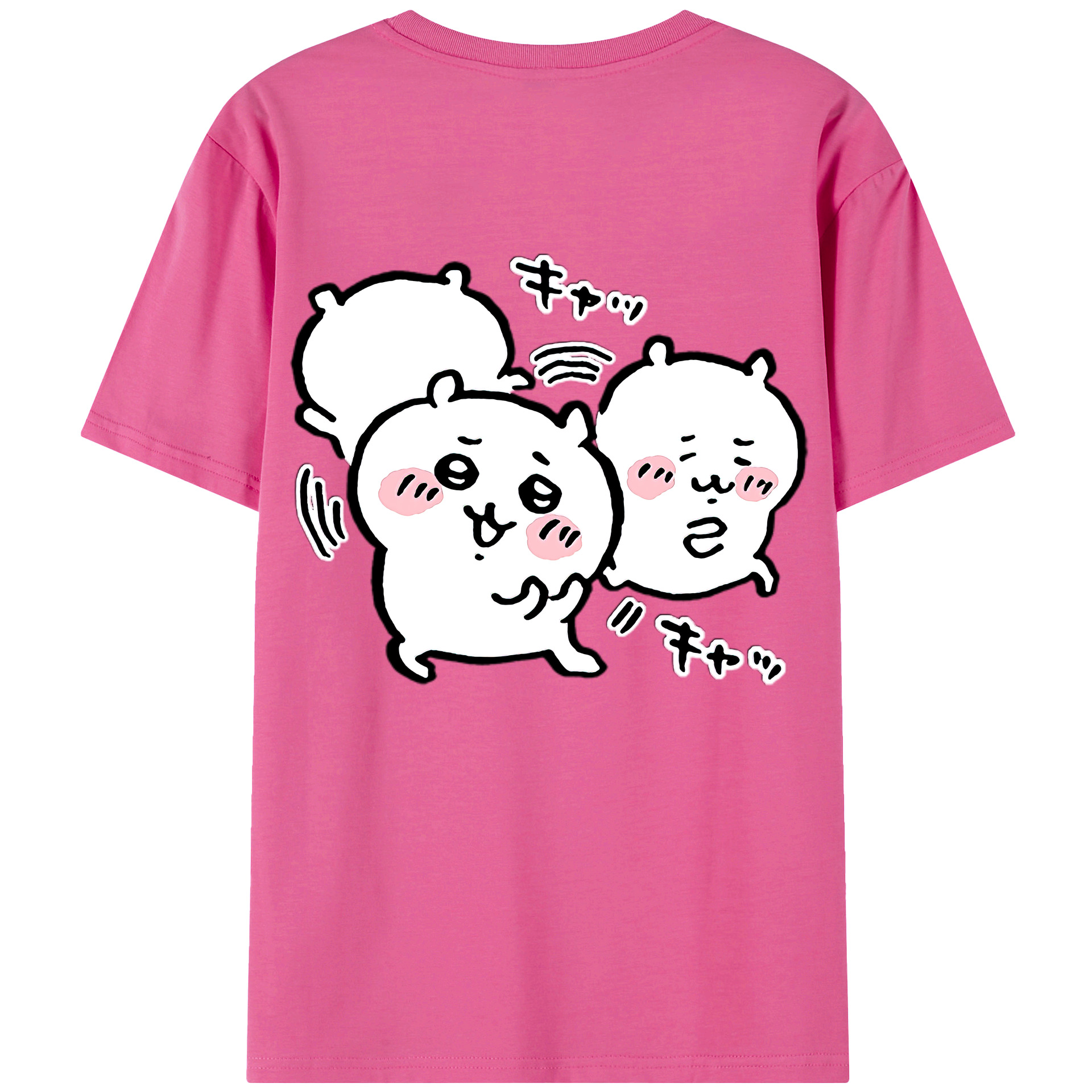 （画像用） ちいかわ ちいかわ Chii-kawa chiikawa レディース半袖Tシャツ(バックプリント)