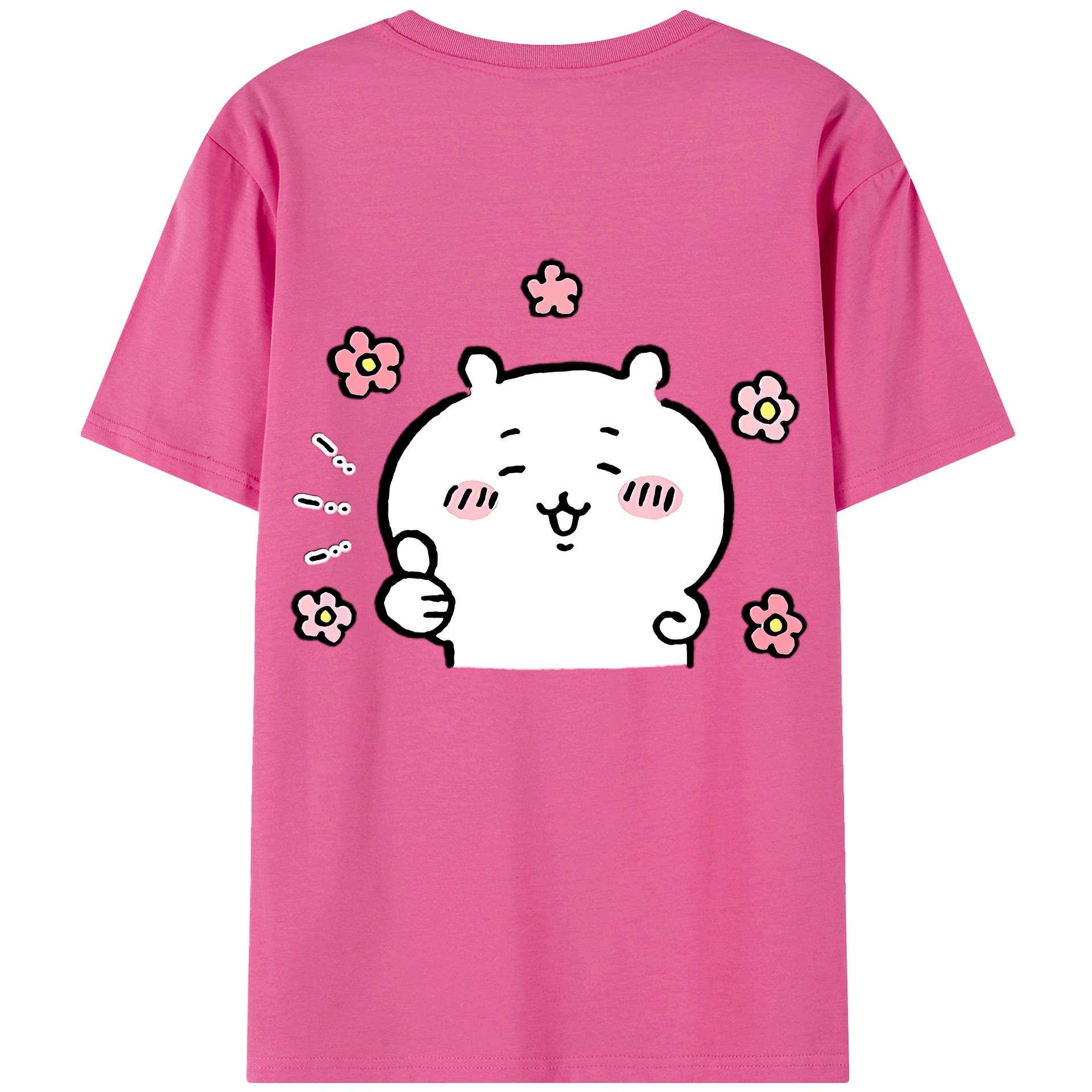 （画像用） ちいかわ ちいかわ Chii-kawa chiikawa レディース半袖Tシャツ(バックプリント)