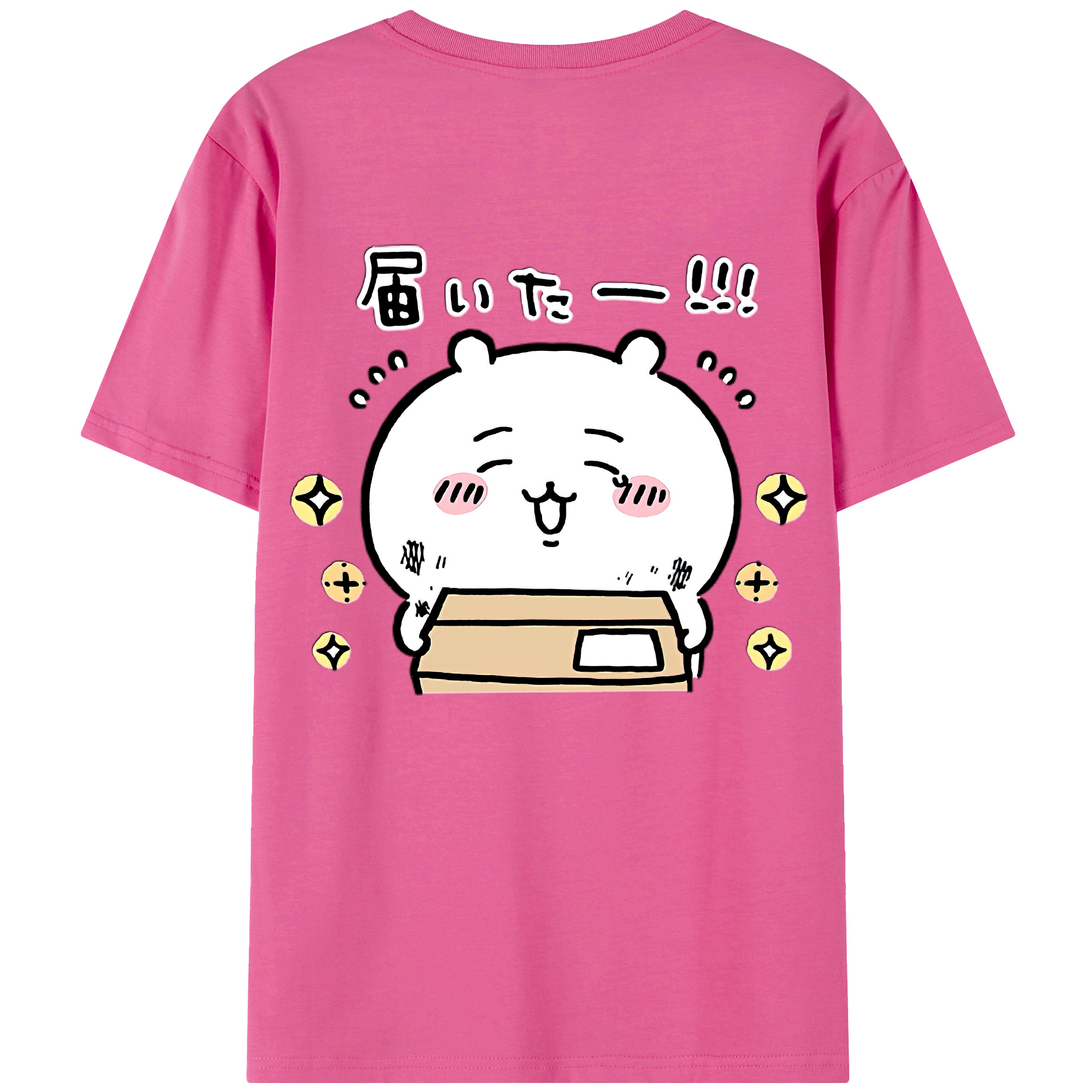 （画像用） ちいかわ ちいかわ Chii-kawa chiikawa レディース半袖Tシャツ(バックプリント)