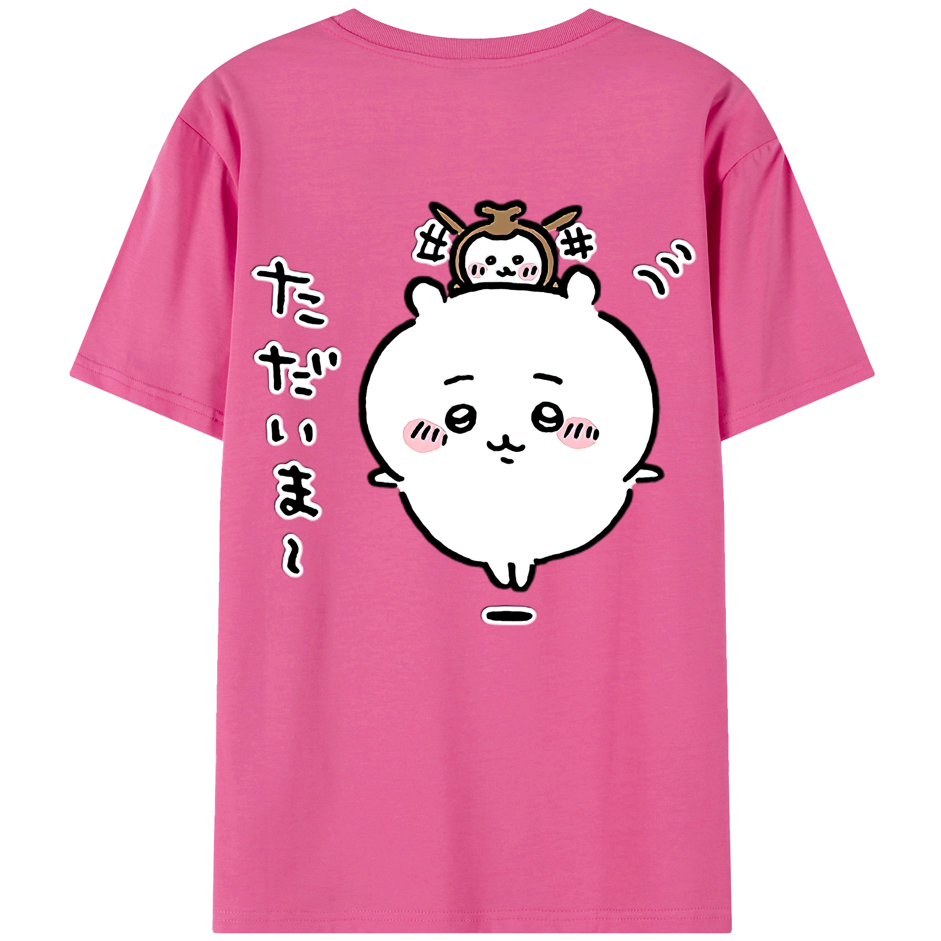 （画像用） ちいかわ ちいかわ Chii-kawa chiikawa レディース半袖Tシャツ(バックプリント)