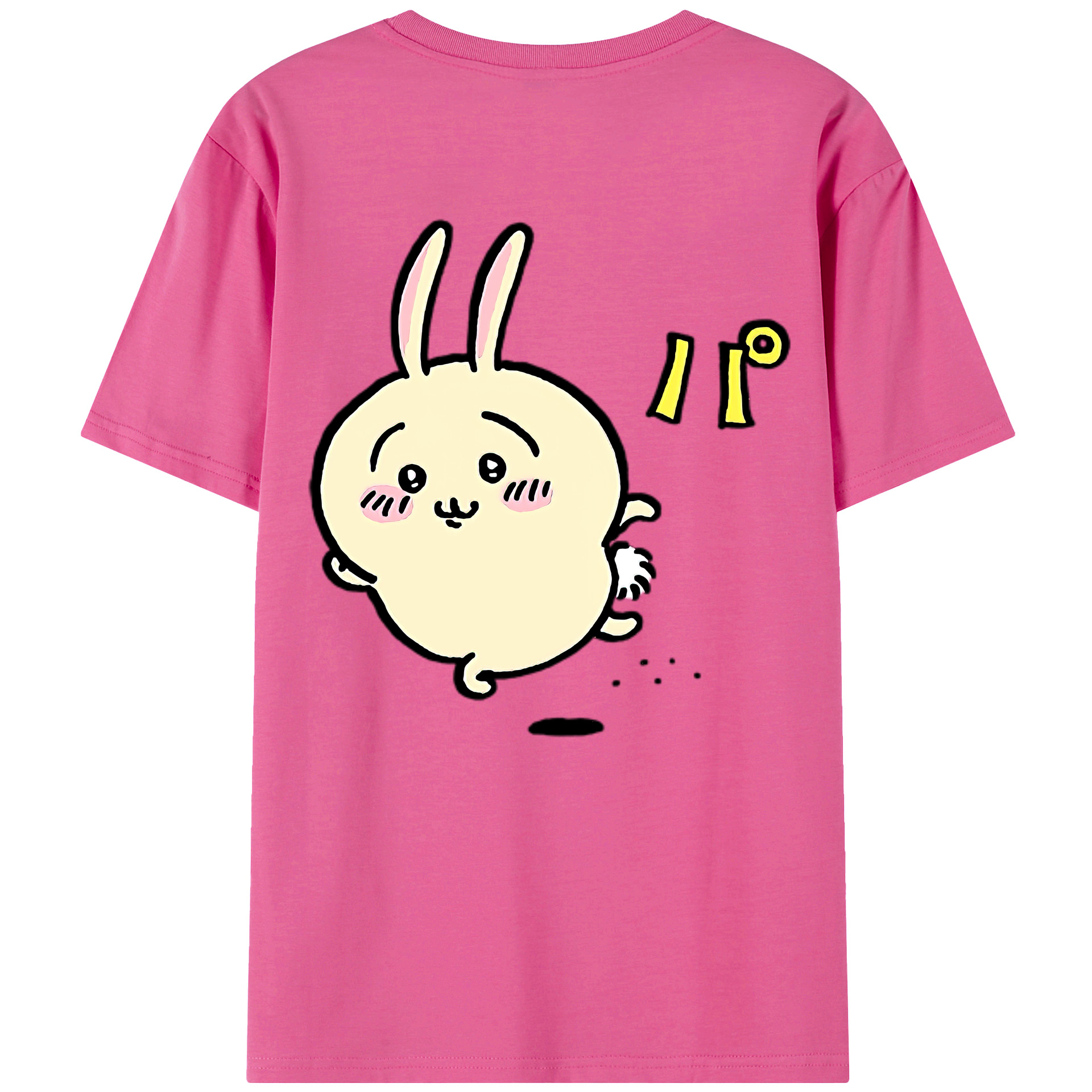 （画像用） ちいかわ うさぎ Chii-kawa usagi レディース半袖Tシャツ(バックプリント)