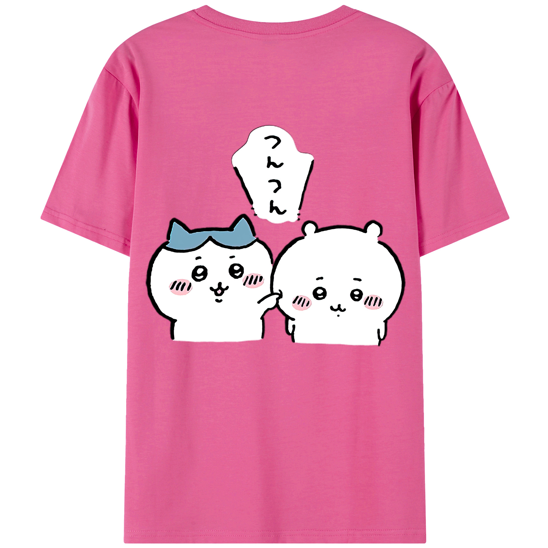 （画像用） ちいかわ ちいかわ Chii-kawa chiikawa レディース半袖Tシャツ(バックプリント)