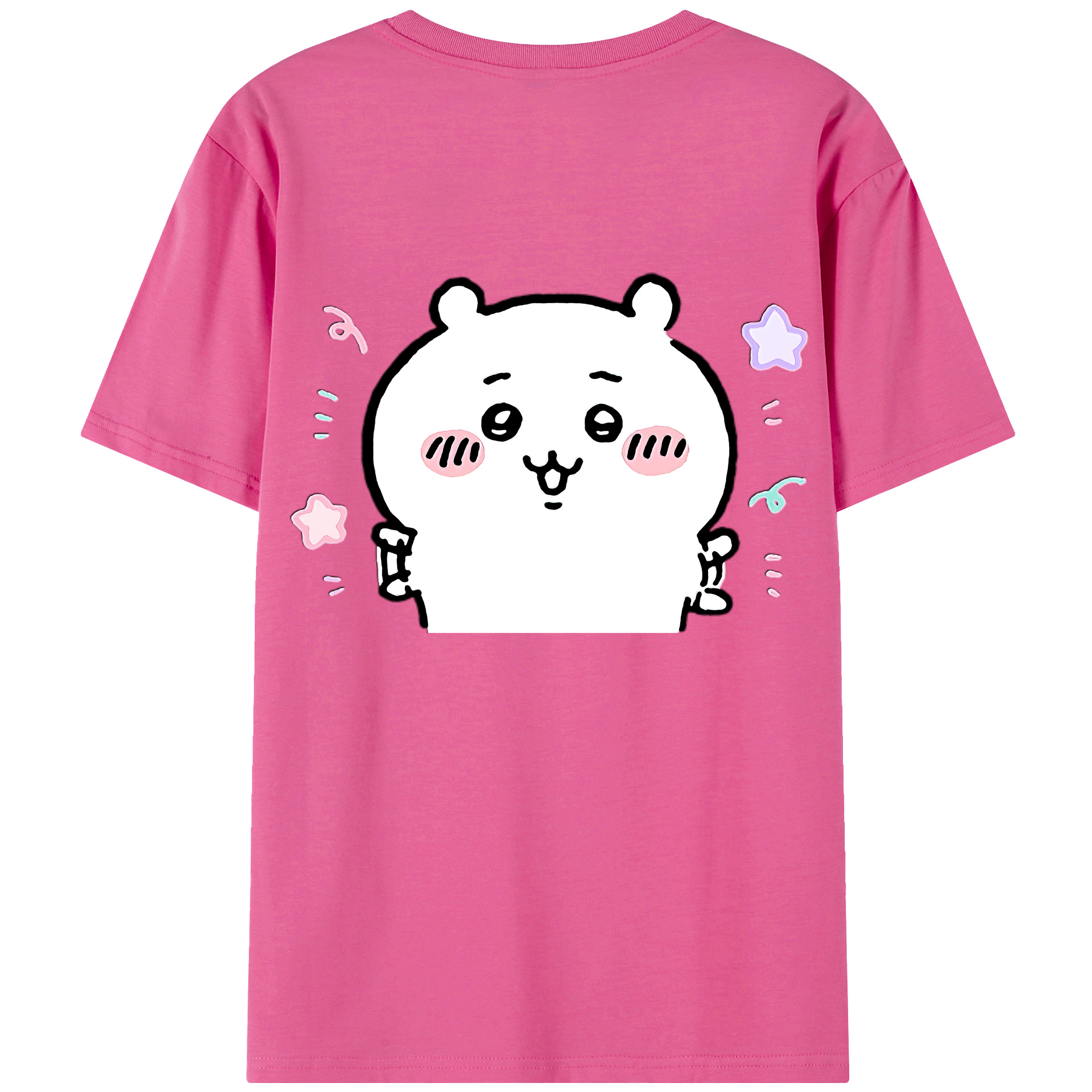 （画像用） ちいかわ ちいかわ Chii-kawa chiikawa レディース半袖Tシャツ(バックプリント)