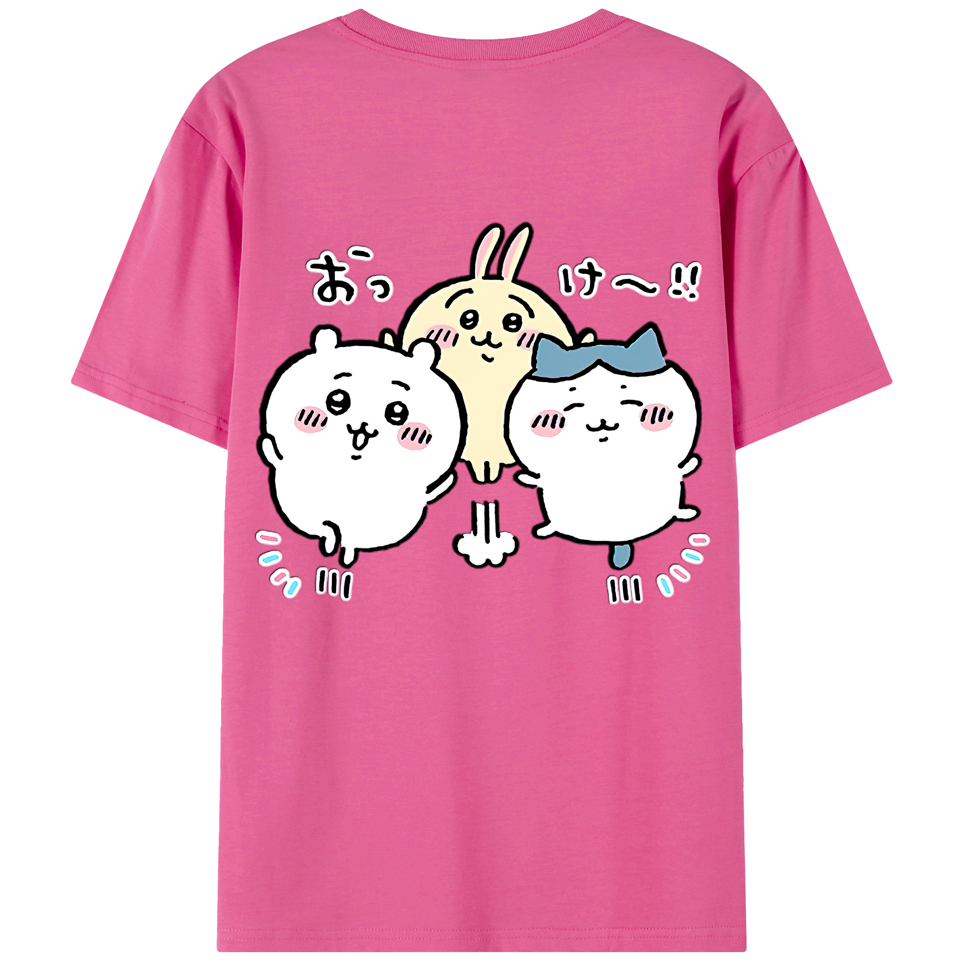 （画像用） ちいかわ ちいかわ Chii-kawa chiikawa レディース半袖Tシャツ(バックプリント)