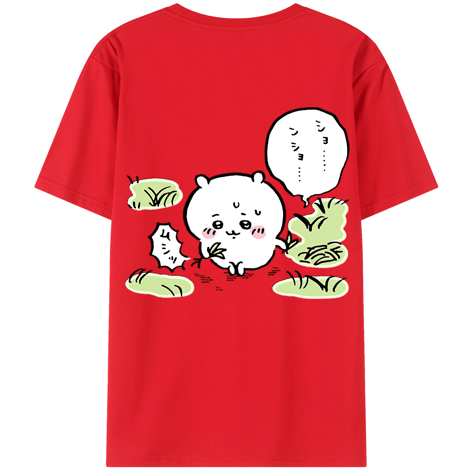 （画像用） ちいかわ ちいかわ Chii-kawa chiikawa レディース半袖Tシャツ(バックプリント)