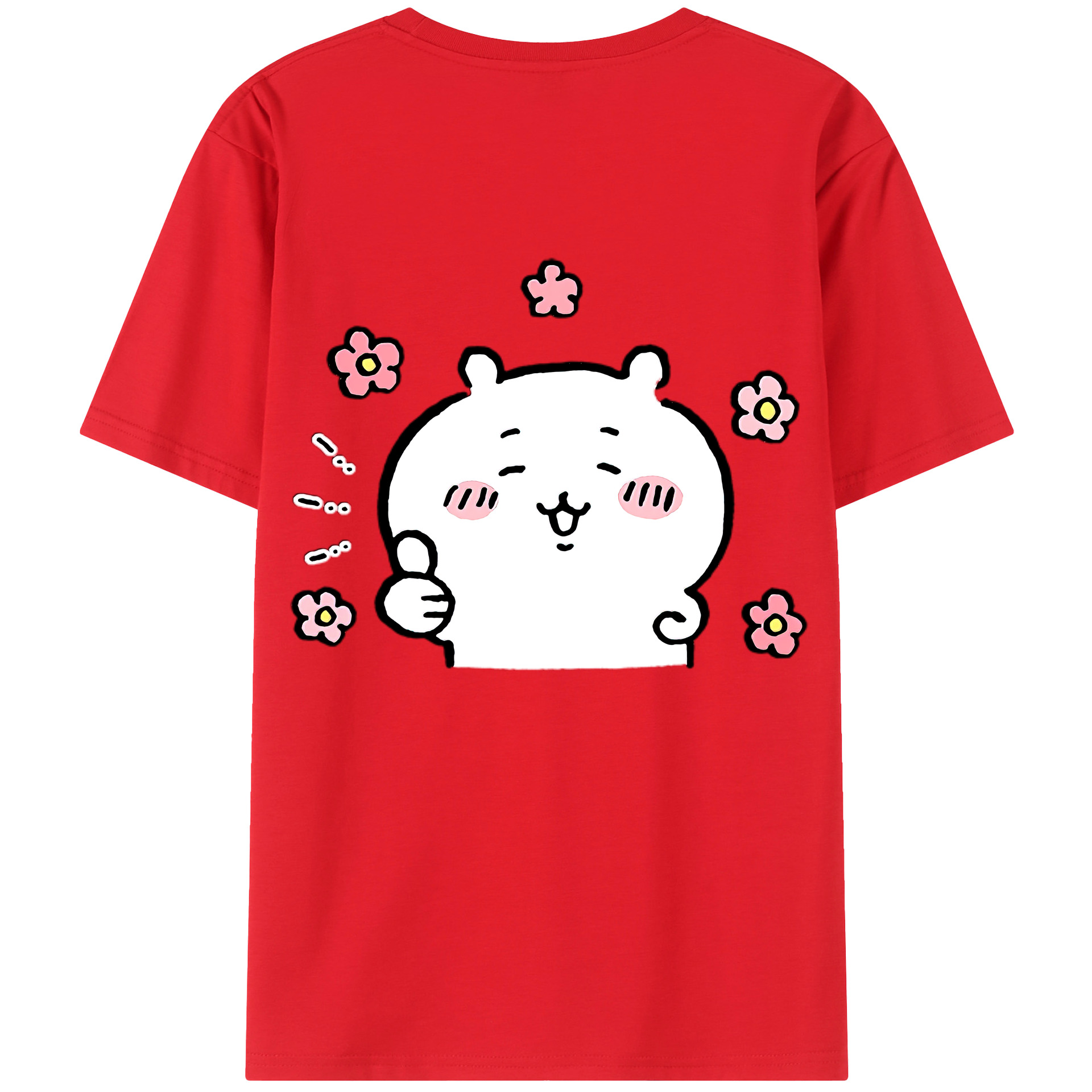 （画像用） ちいかわ ちいかわ Chii-kawa chiikawa レディース半袖Tシャツ(バックプリント)