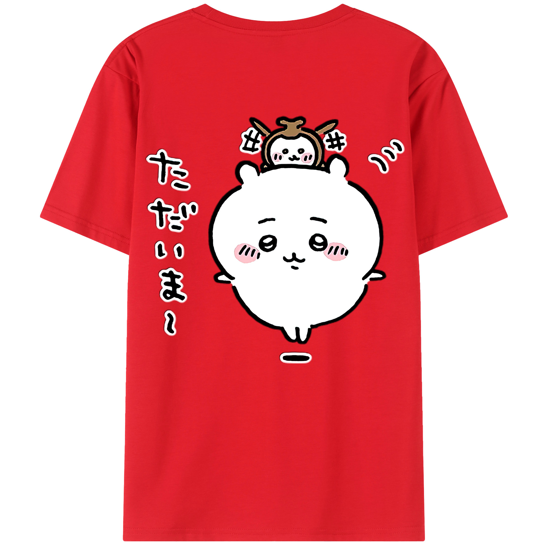 （画像用） ちいかわ ちいかわ Chii-kawa chiikawa レディース半袖Tシャツ(バックプリント)