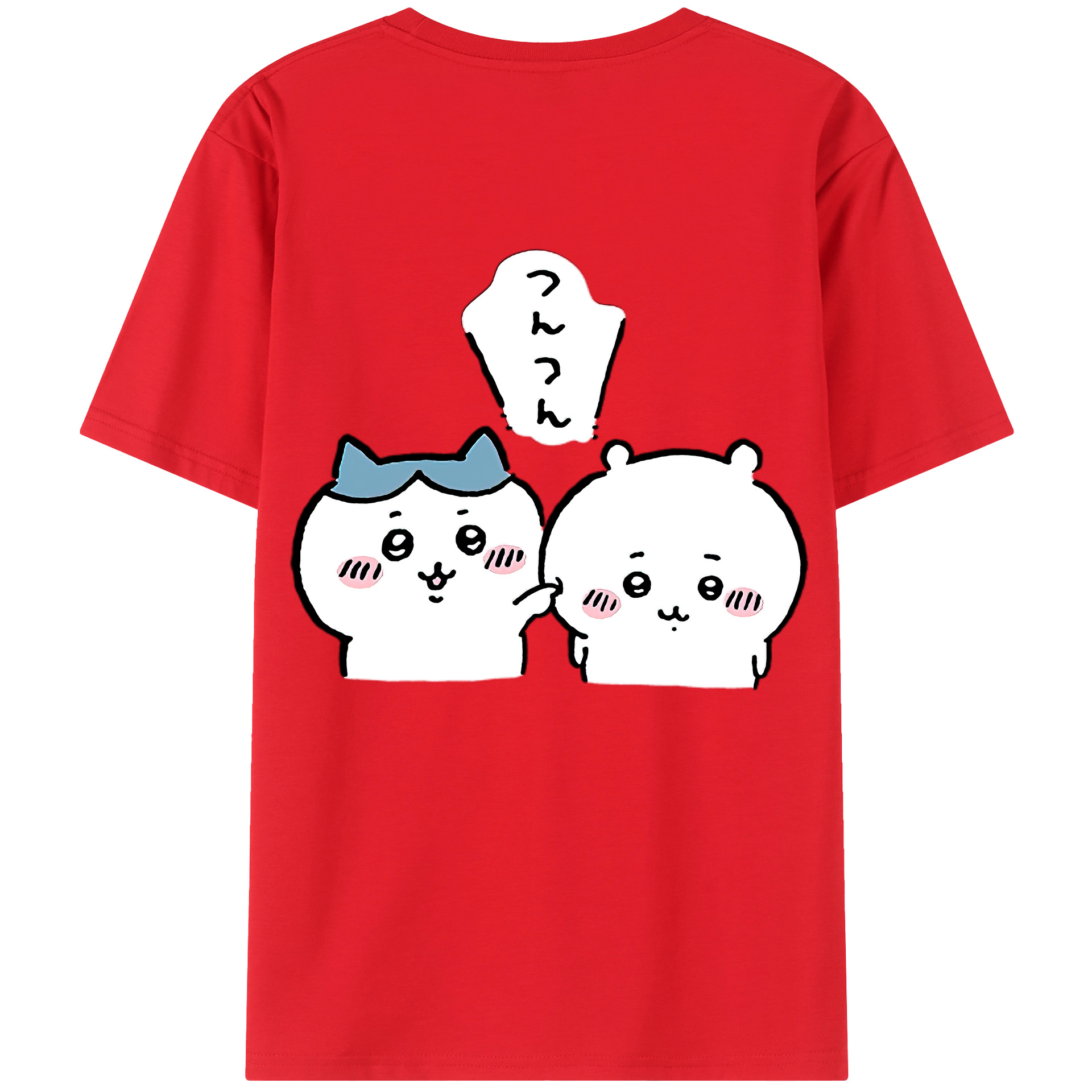 （画像用） ちいかわ ちいかわ Chii-kawa chiikawa レディース半袖Tシャツ(バックプリント)