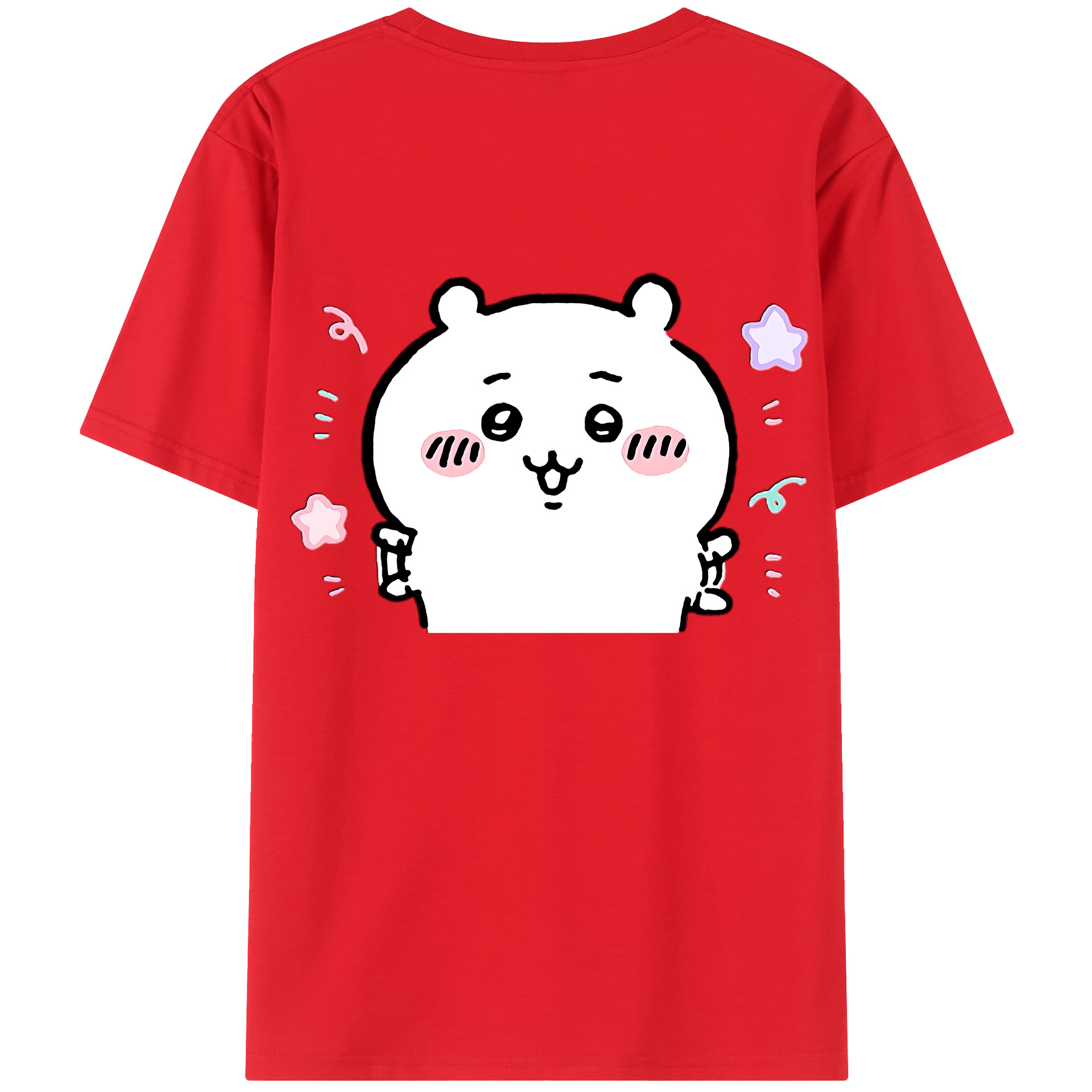 （画像用） ちいかわ ちいかわ Chii-kawa chiikawa レディース半袖Tシャツ(バックプリント)