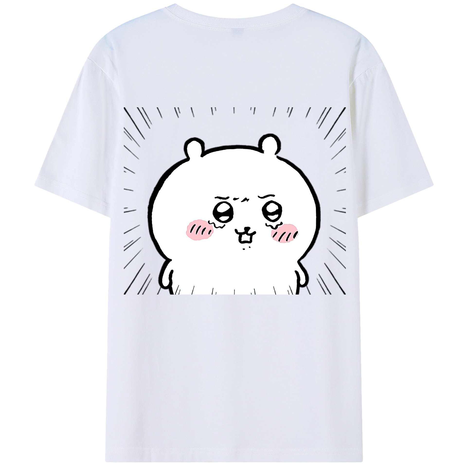 （画像用） ちいかわ ちいかわ Chii-kawa chiikawa レディース半袖Tシャツ(バックプリント)