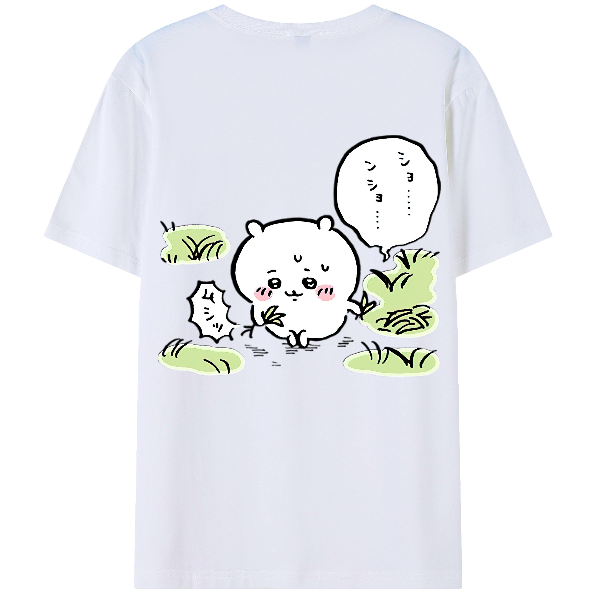 （画像用） ちいかわ ちいかわ Chii-kawa chiikawa レディース半袖Tシャツ(バックプリント)