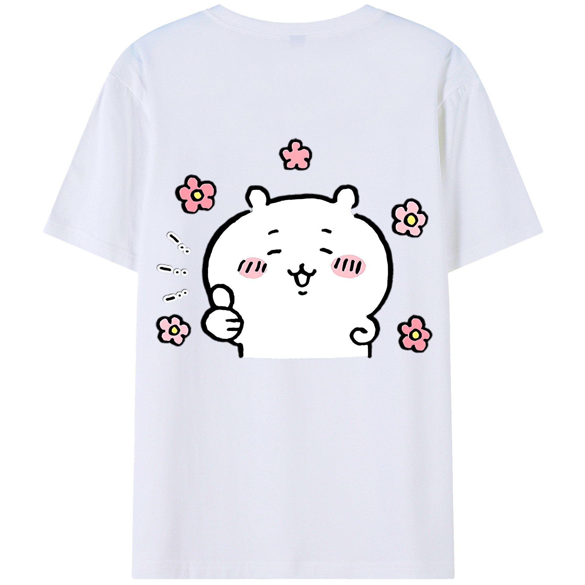 （画像用） ちいかわ ちいかわ Chii-kawa chiikawa レディース半袖Tシャツ(バックプリント)