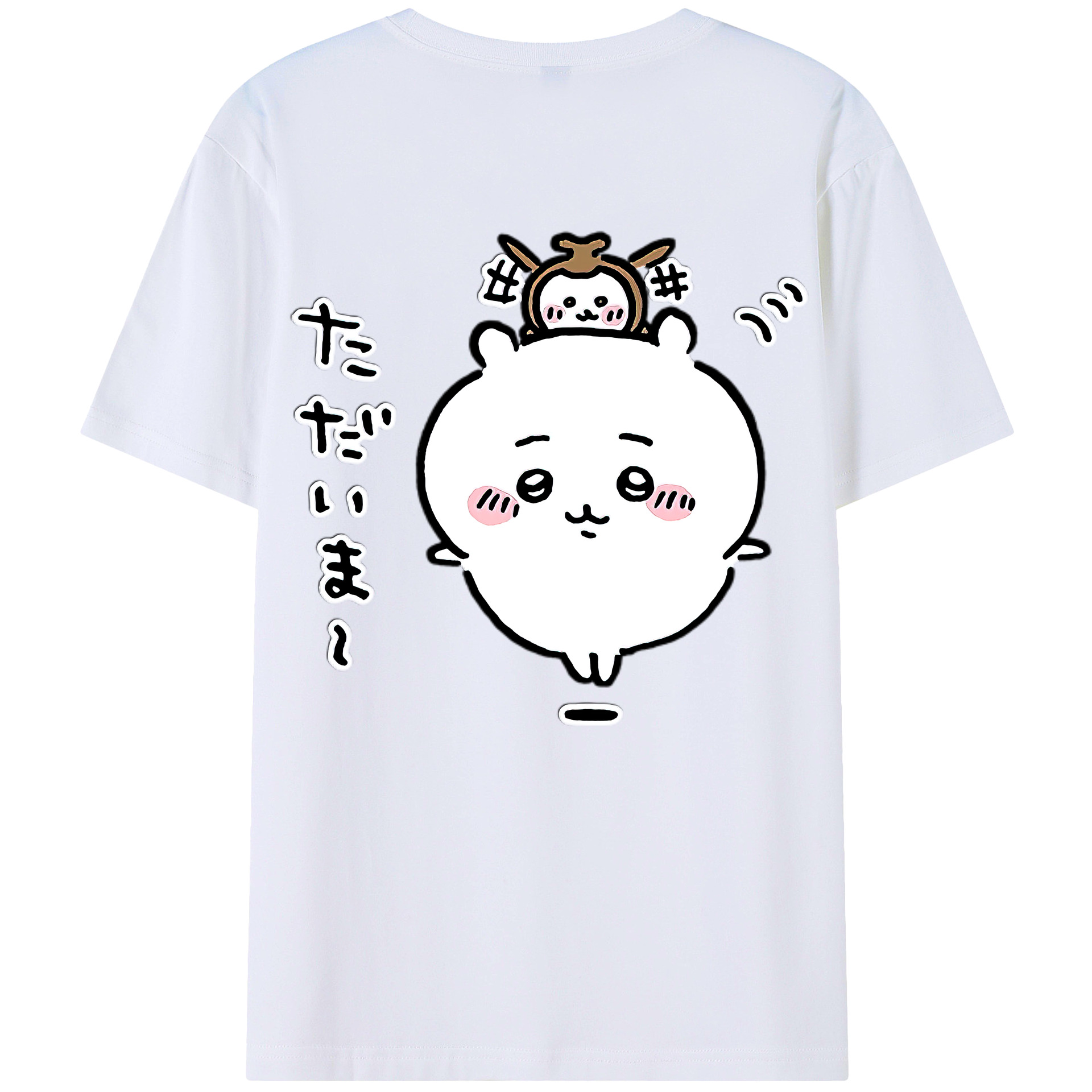 （画像用） ちいかわ ちいかわ Chii-kawa chiikawa レディース半袖Tシャツ(バックプリント)
