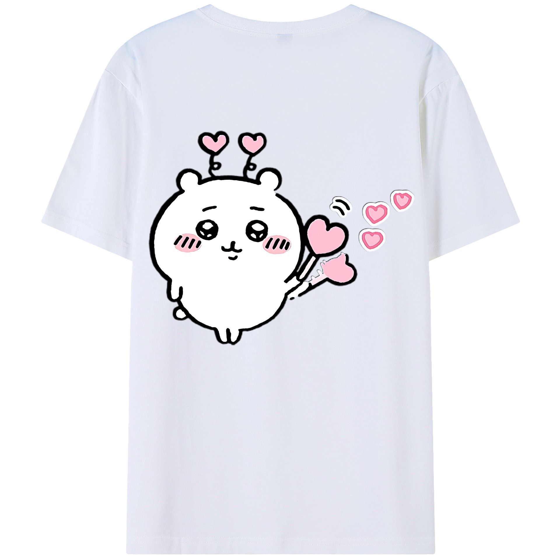 （画像用） ちいかわ ちいかわ Chii-kawa chiikawa レディース半袖Tシャツ(バックプリント)