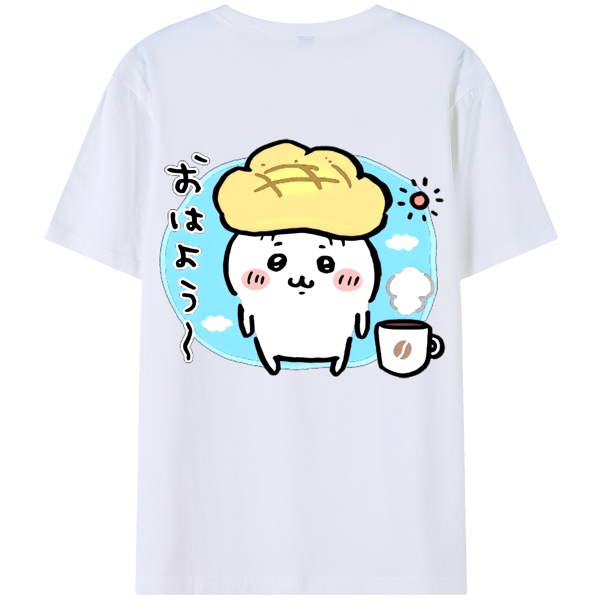 （画像用） ちいかわ ちいかわ Chii-kawa chiikawa レディース半袖Tシャツ(バックプリント)