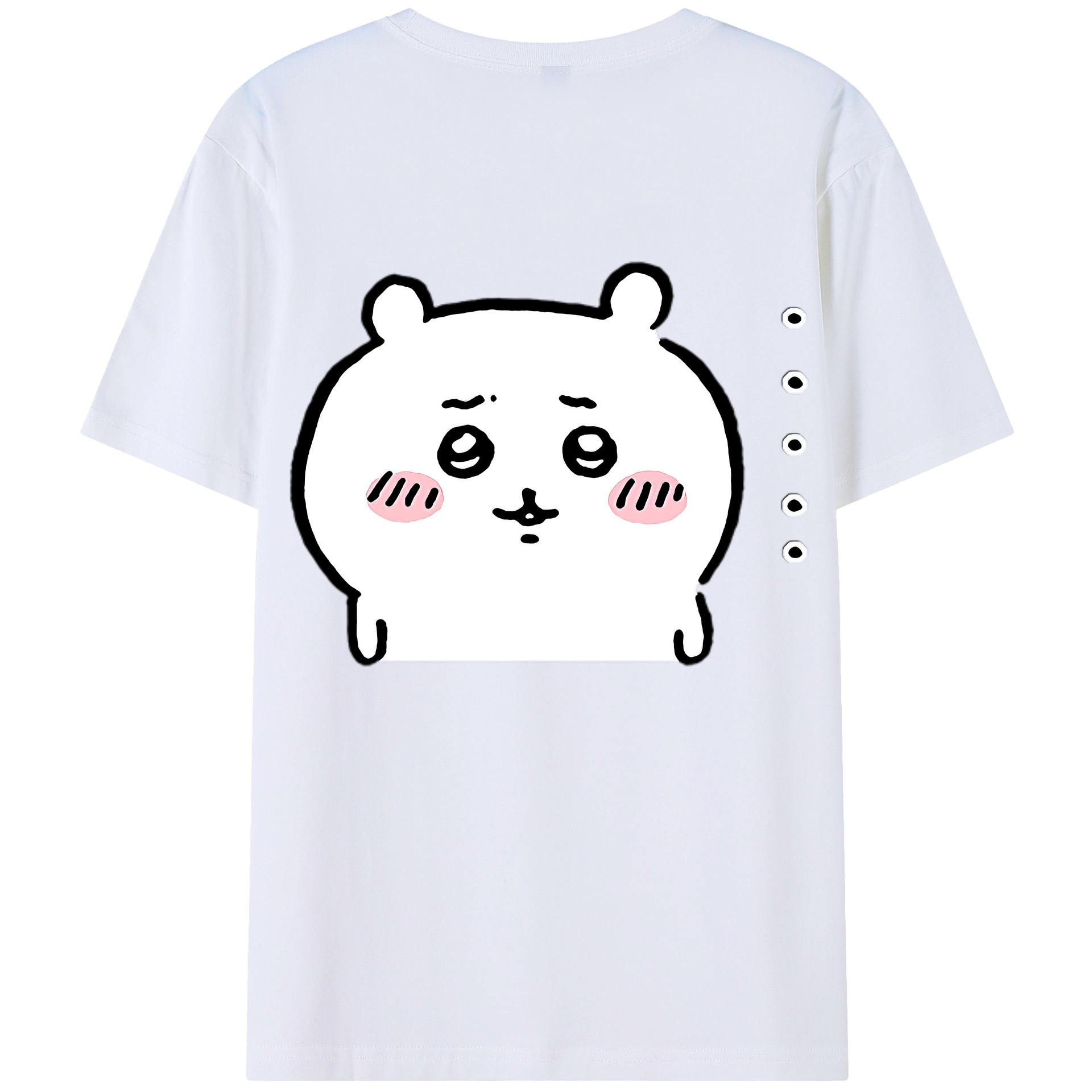 （画像用） ちいかわ ちいかわ Chii-kawa chiikawa レディース半袖Tシャツ(バックプリント)