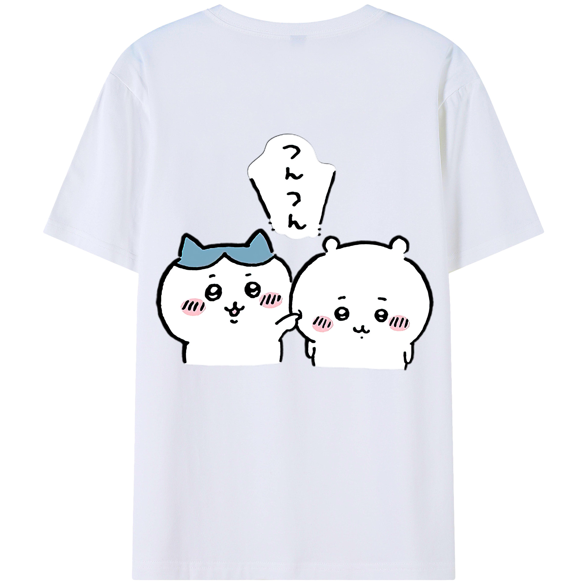 （画像用） ちいかわ ちいかわ Chii-kawa chiikawa レディース半袖Tシャツ(バックプリント)