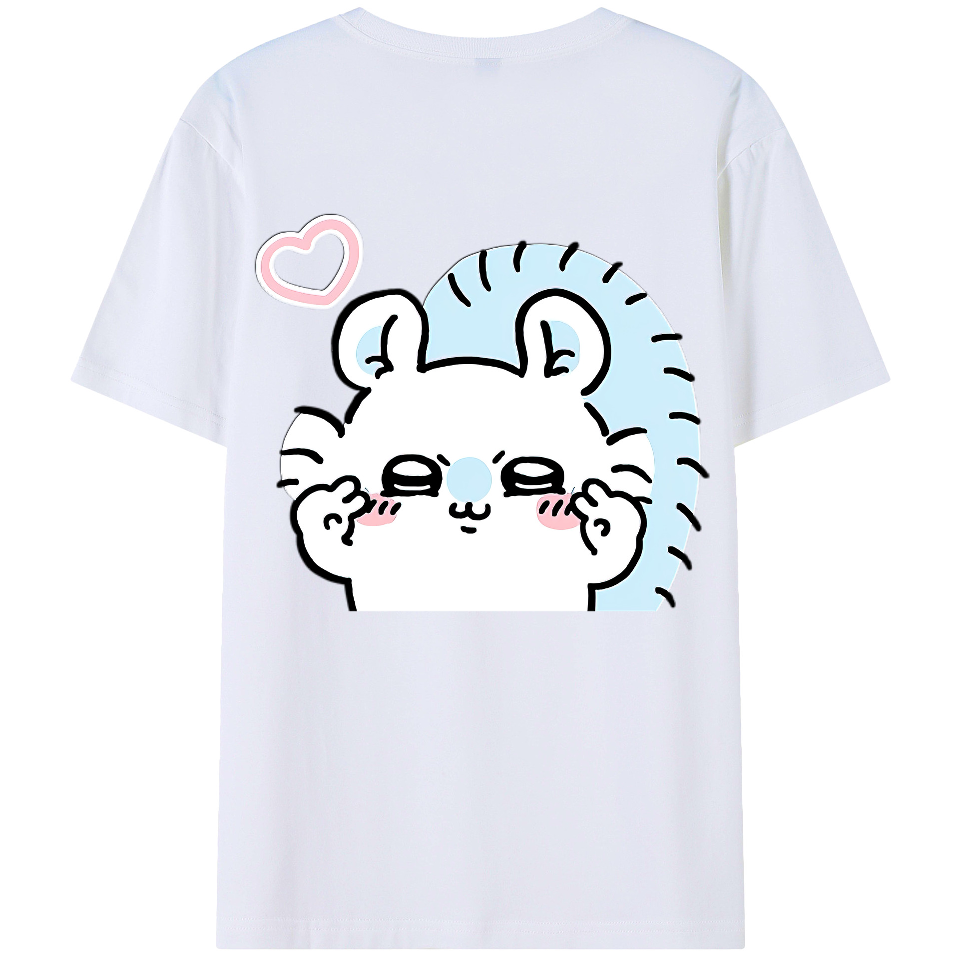 （画像用） ちいかわ モモンガ Chii-kawa Momonga レディース半袖Tシャツ(バックプリント)