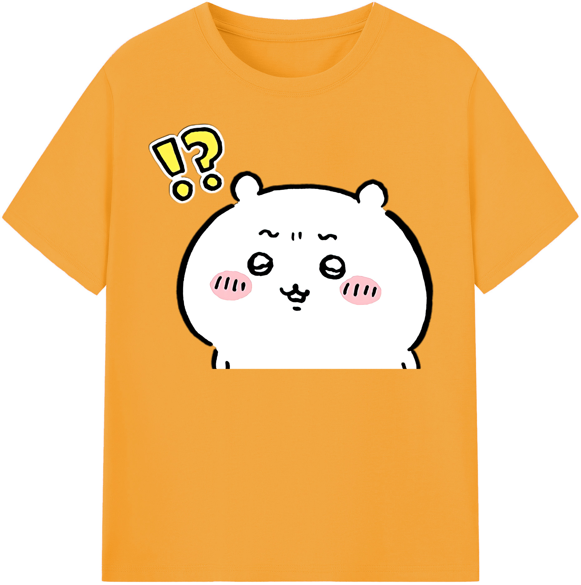 （画像用） ちいかわ ちいかわ Chii-kawa chiikawa レディースカジュアルプリントTシャツ（綿100％）