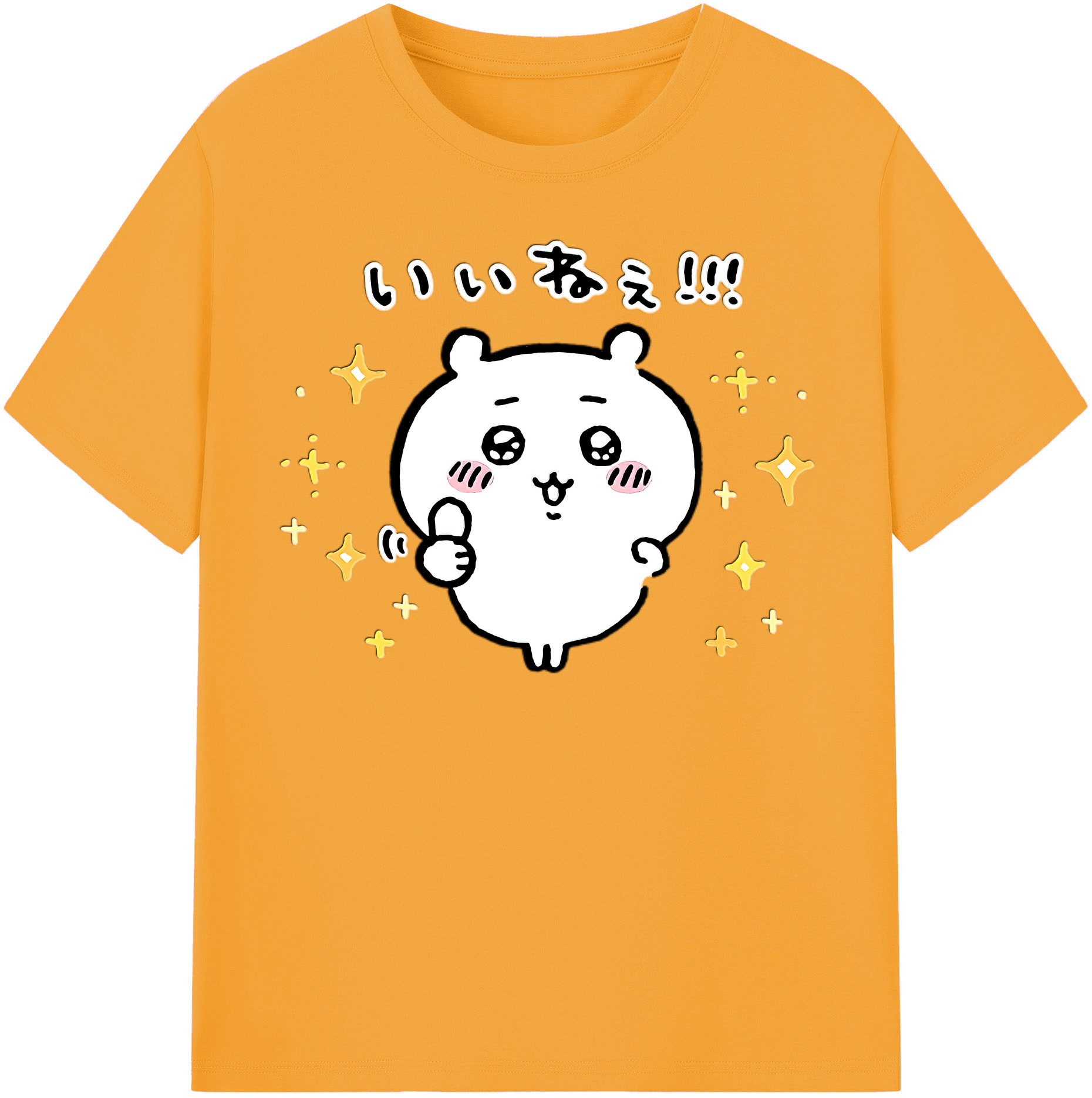 （画像用） ちいかわ ちいかわ Chii-kawa chiikawa レディースカジュアルプリントTシャツ（綿100％）