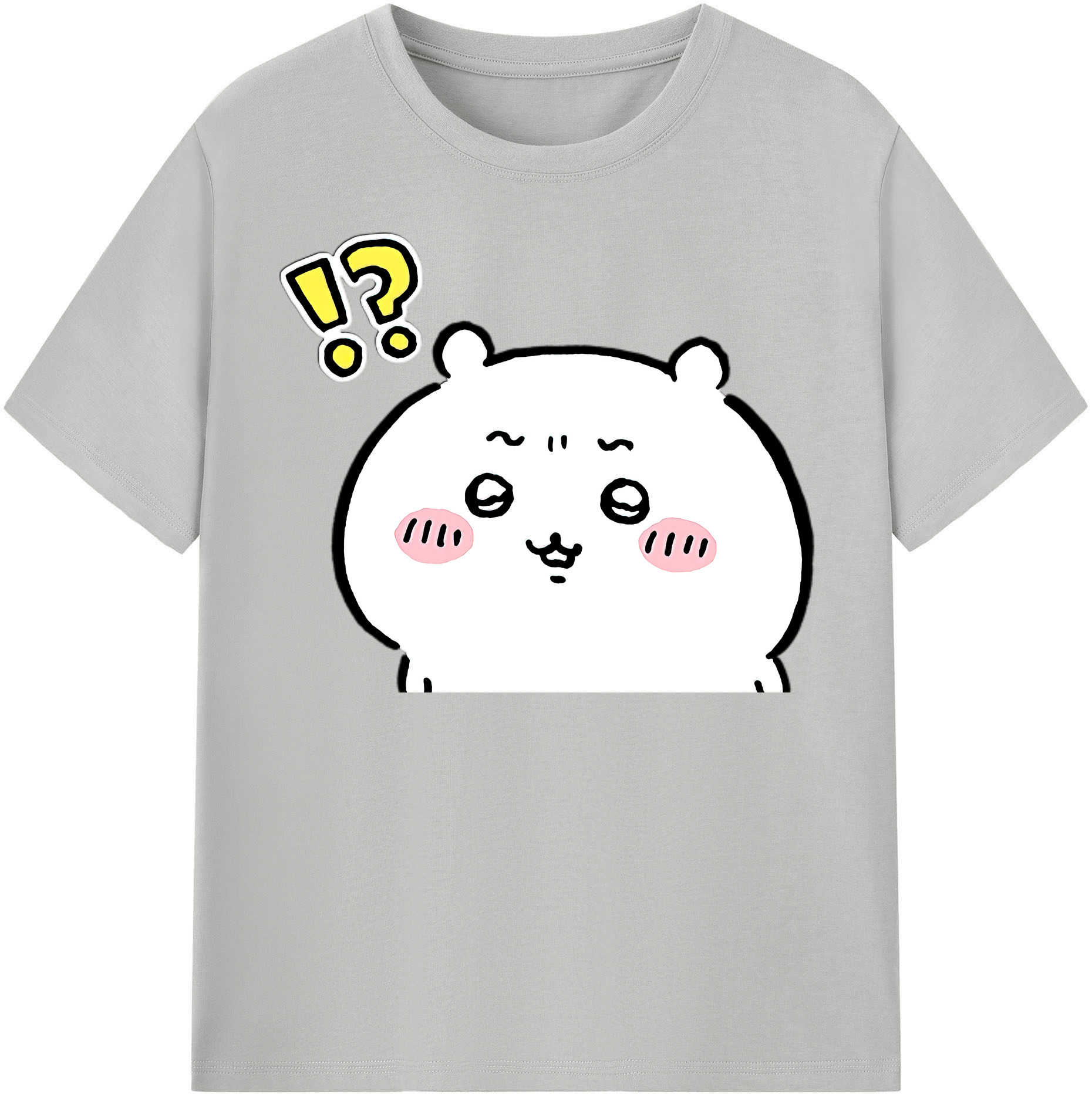 （画像用） ちいかわ ちいかわ Chii-kawa chiikawa レディースカジュアルプリントTシャツ（綿100％）