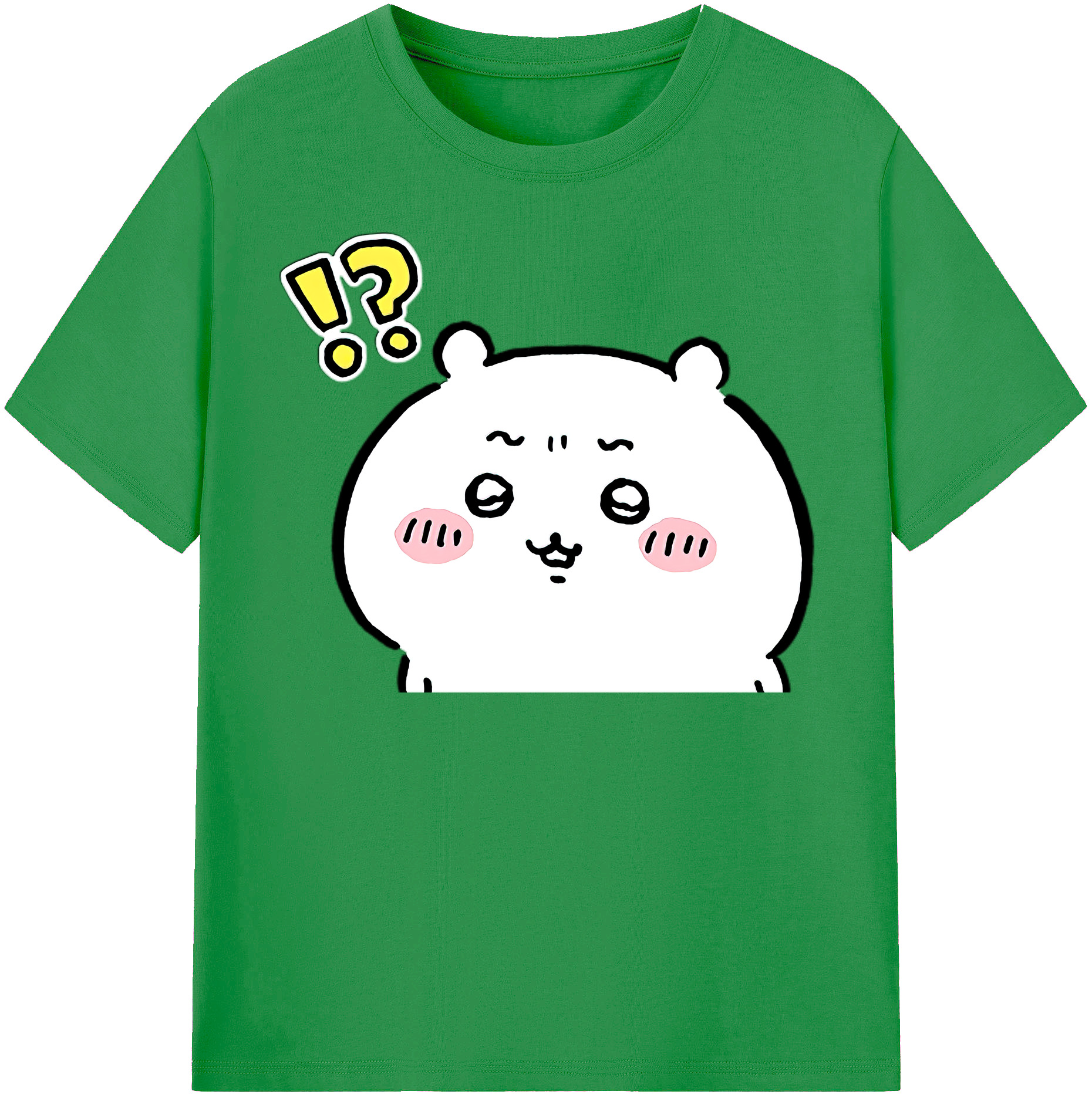（画像用） ちいかわ ちいかわ Chii-kawa chiikawa レディースカジュアルプリントTシャツ（綿100％）