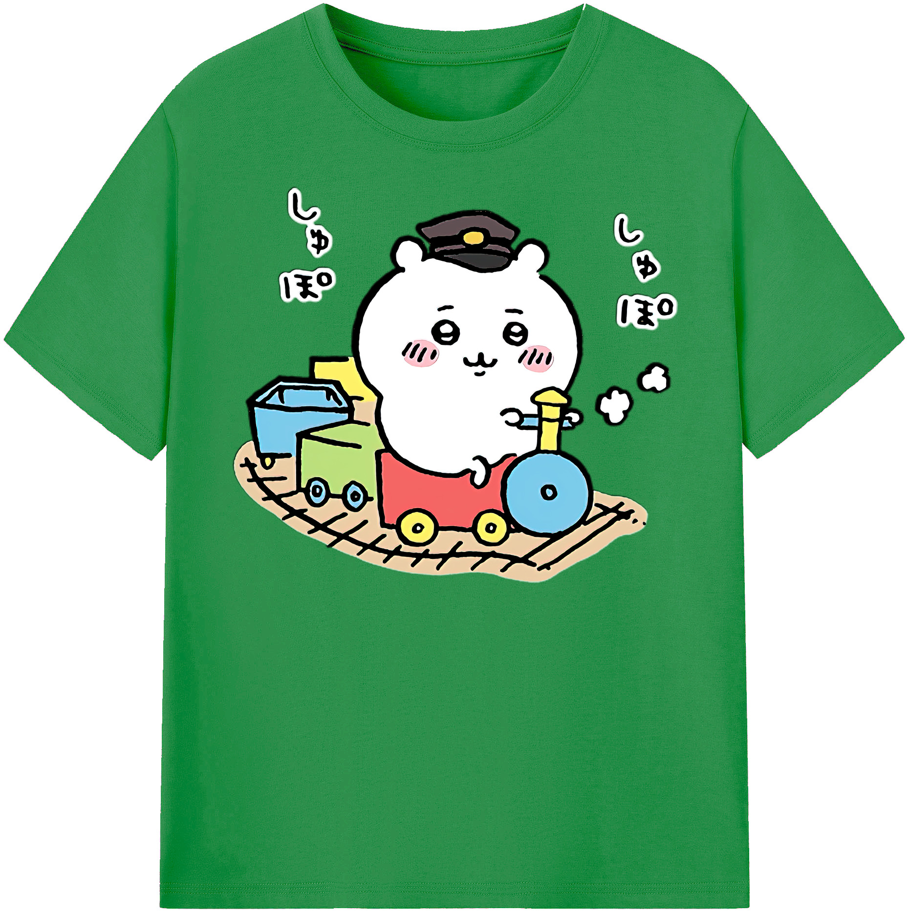 （画像用） ちいかわ ちいかわ Chii-kawa chiikawa レディースカジュアルプリントTシャツ（綿100％）