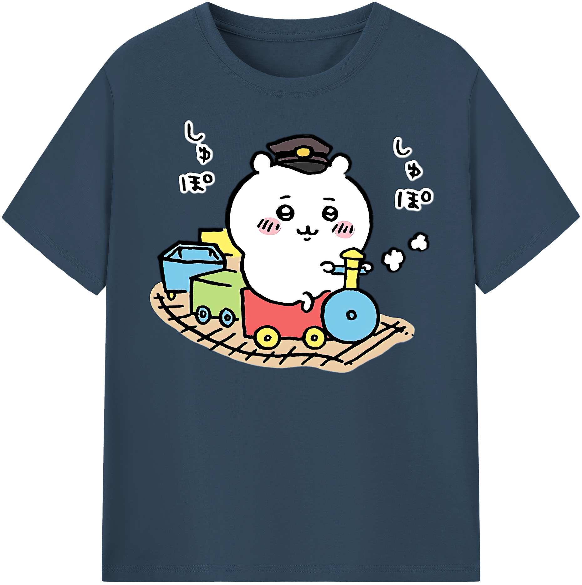 （画像用） ちいかわ ちいかわ Chii-kawa chiikawa レディースカジュアルプリントTシャツ（綿100％）