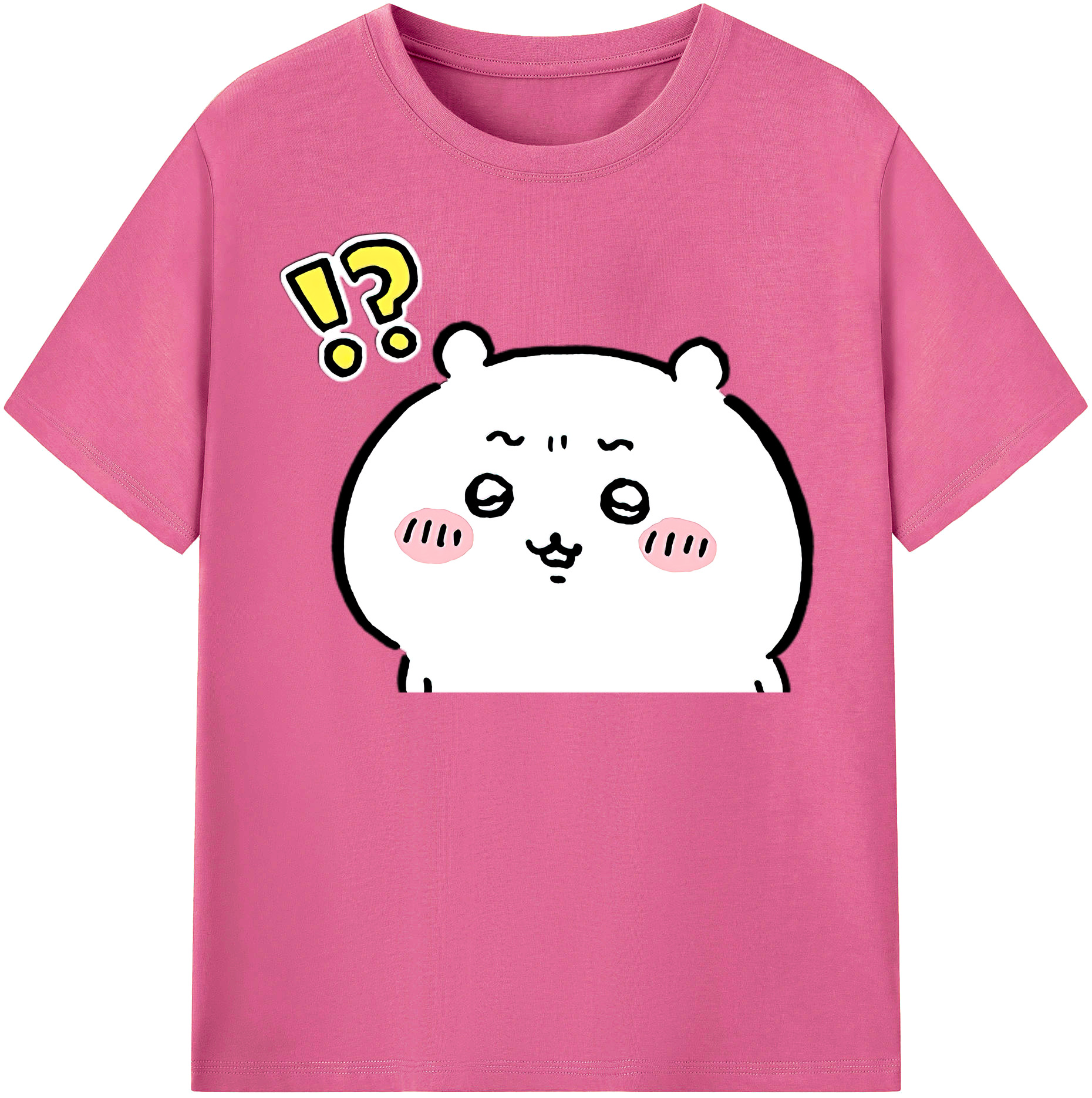 （画像用） ちいかわ ちいかわ Chii-kawa chiikawa レディースカジュアルプリントTシャツ（綿100％）