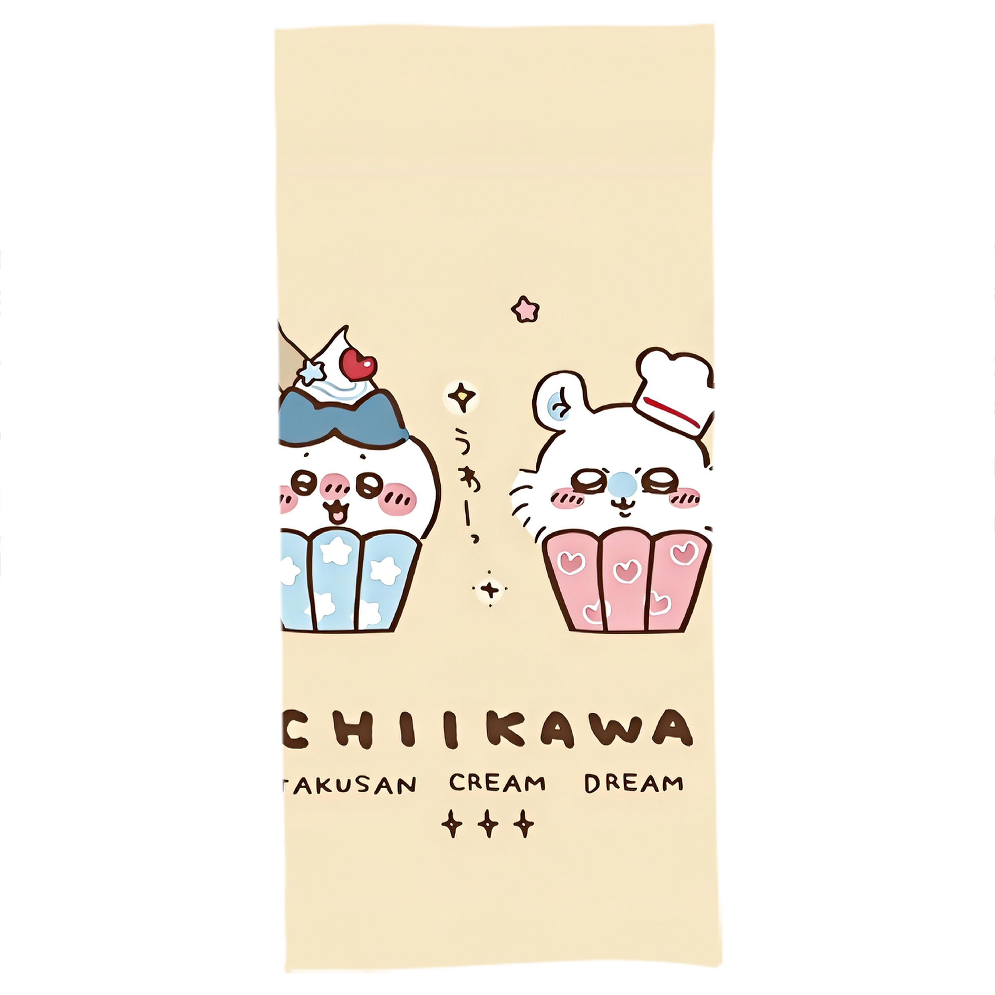 （画像用） ちいかわ Chii-kawa 大判バスタオル 70×140cm 吸水速乾 柔らかい肌触り
