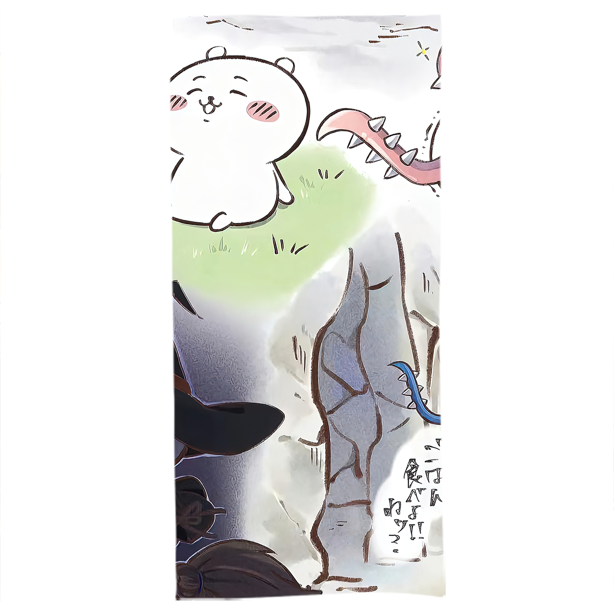 （画像用） ちいかわ Chii-kawa 大判バスタオル 70×140cm 吸水速乾 柔らかい肌触り