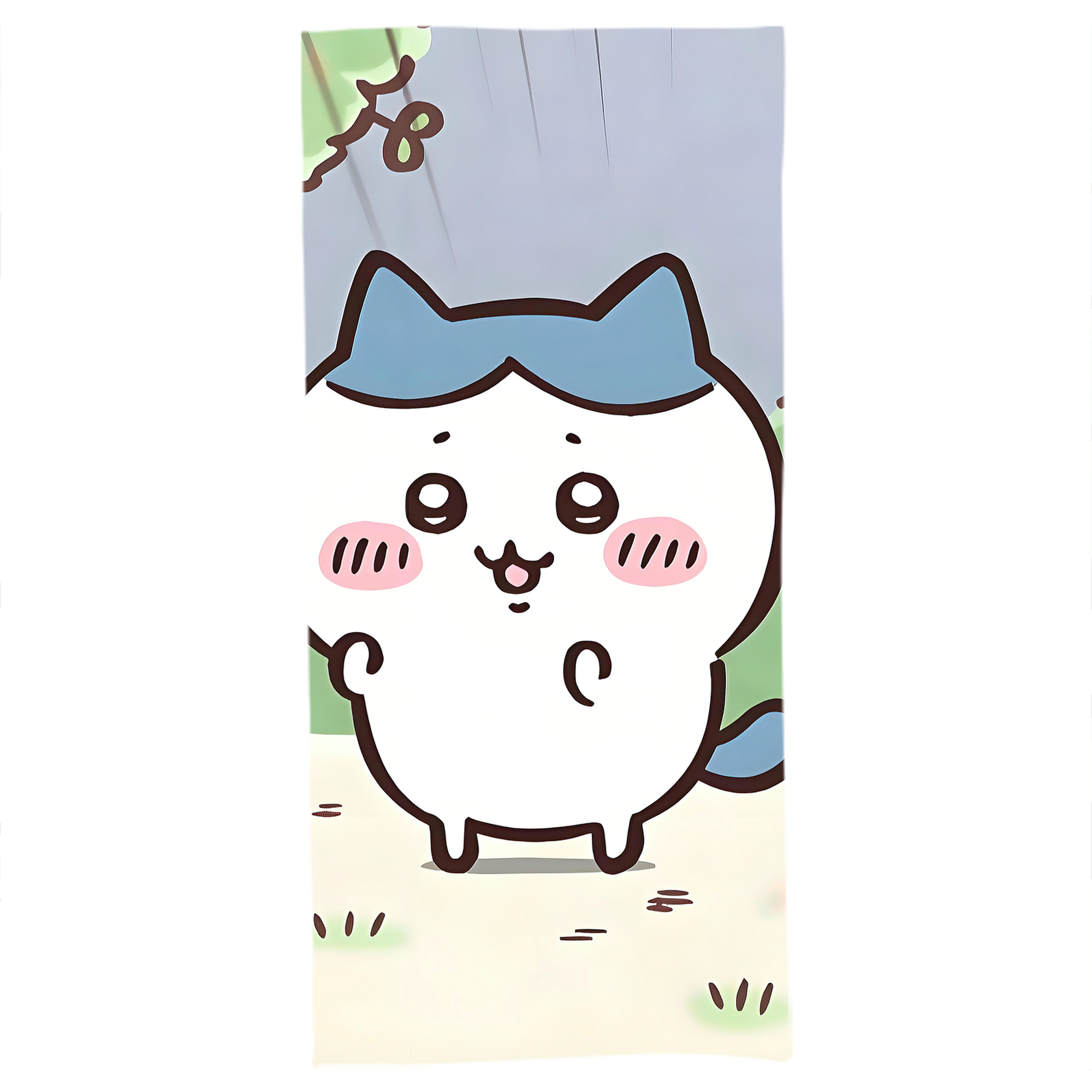 （画像用） ちいかわ Chii-kawa 大判バスタオル 70×140cm 吸水速乾 柔らかい肌触り