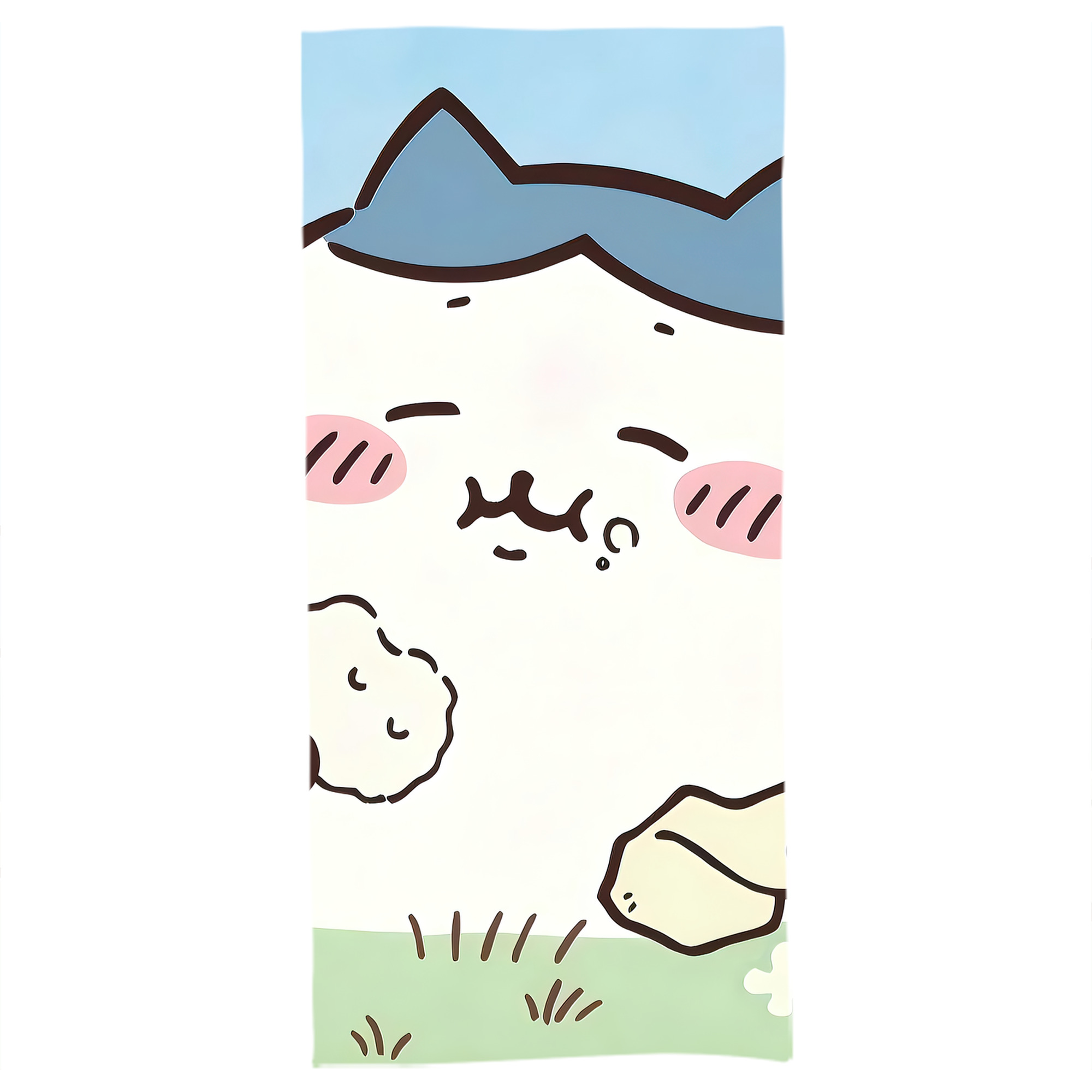 （画像用） ちいかわ Chii-kawa 大判バスタオル 70×140cm 吸水速乾 柔らかい肌触り