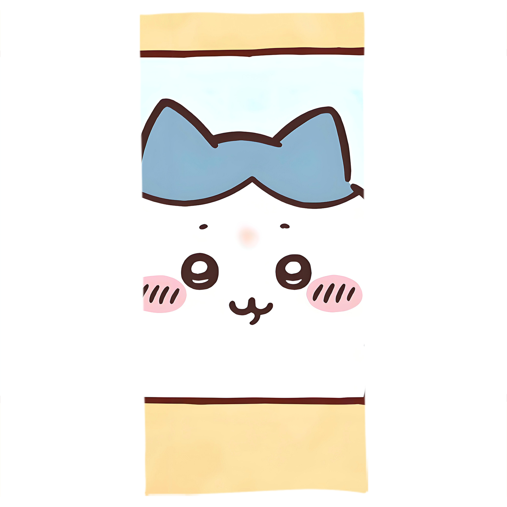 （画像用） ちいかわ Chii-kawa 大判バスタオル 70×140cm 吸水速乾 柔らかい肌触り