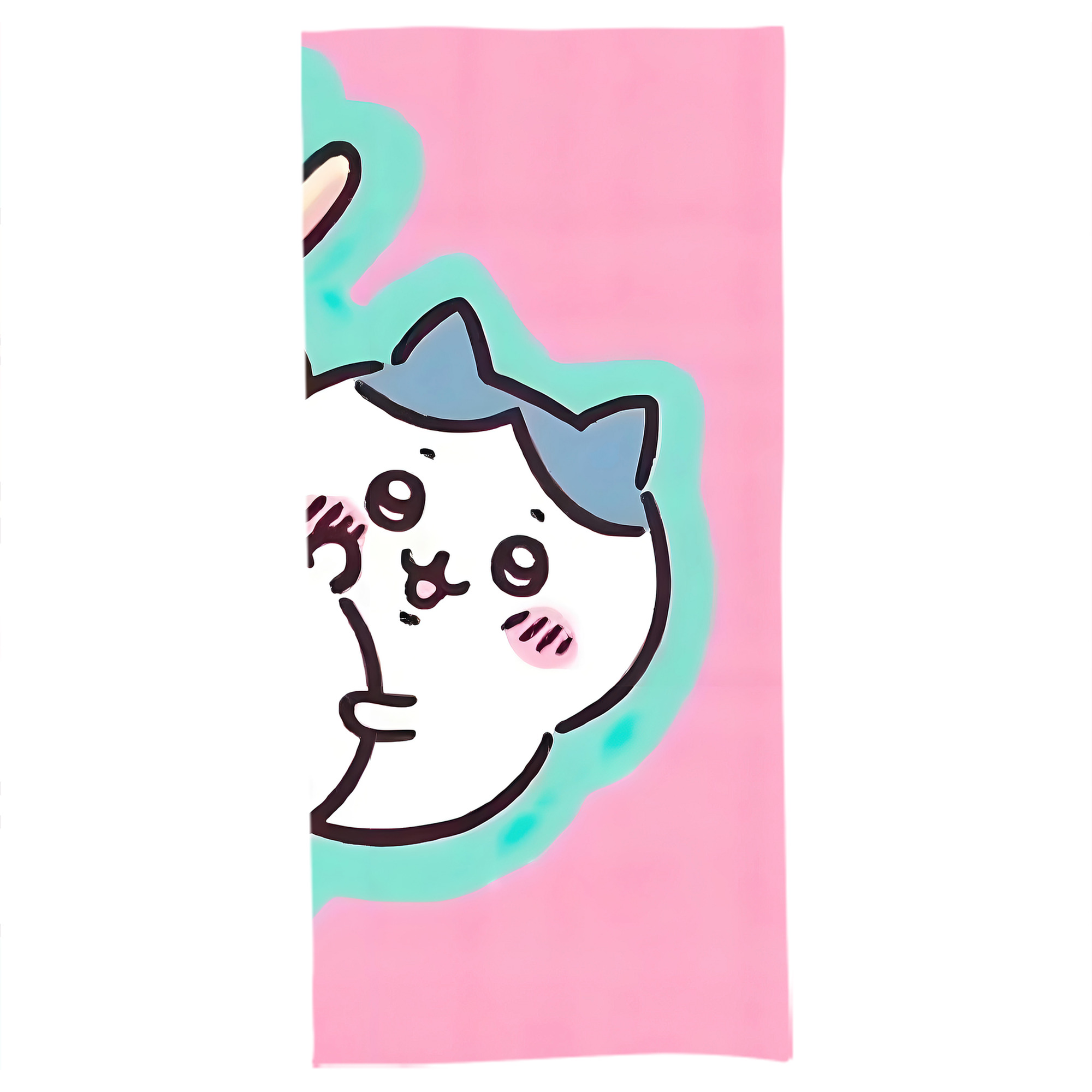 （画像用） ちいかわ Chii-kawa 大判バスタオル 70×140cm 吸水速乾 柔らかい肌触り