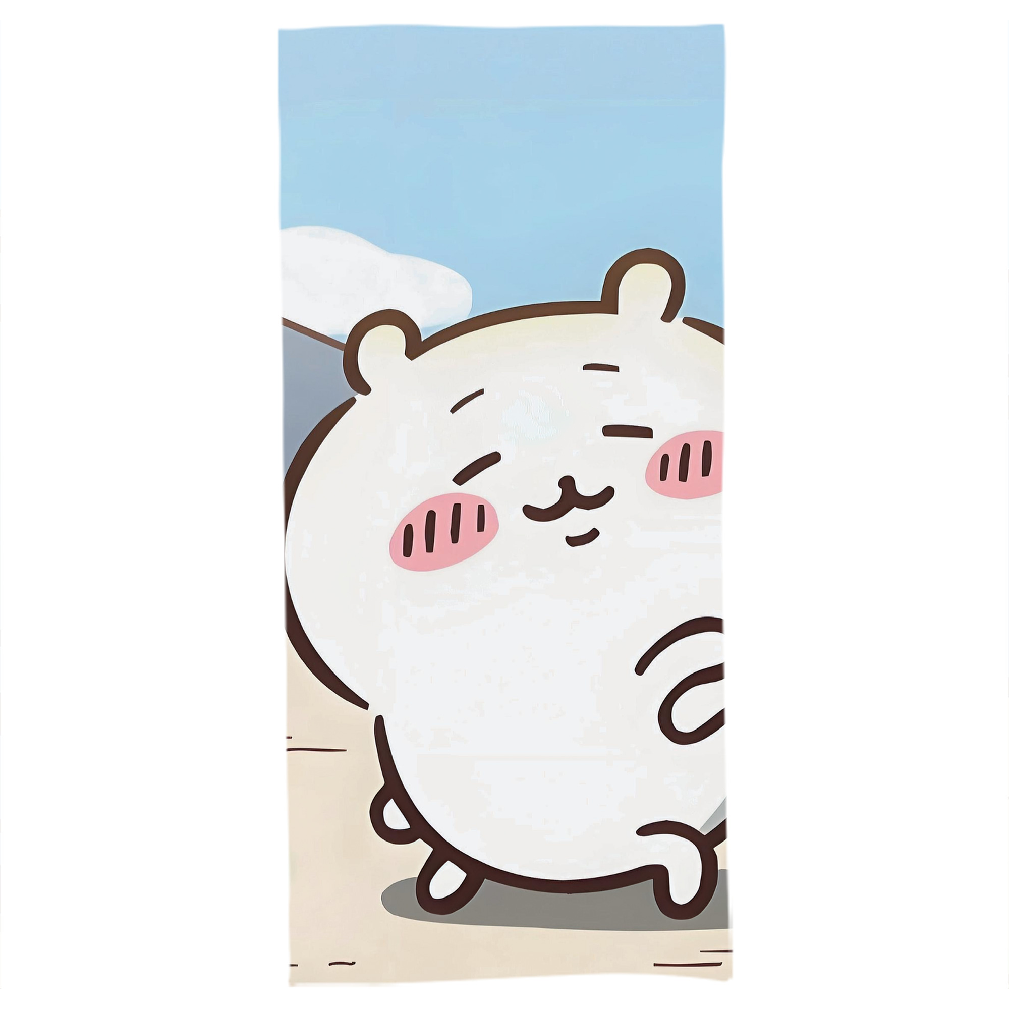 （画像用） ちいかわ Chii-kawa 大判バスタオル 70×140cm 吸水速乾 柔らかい肌触り
