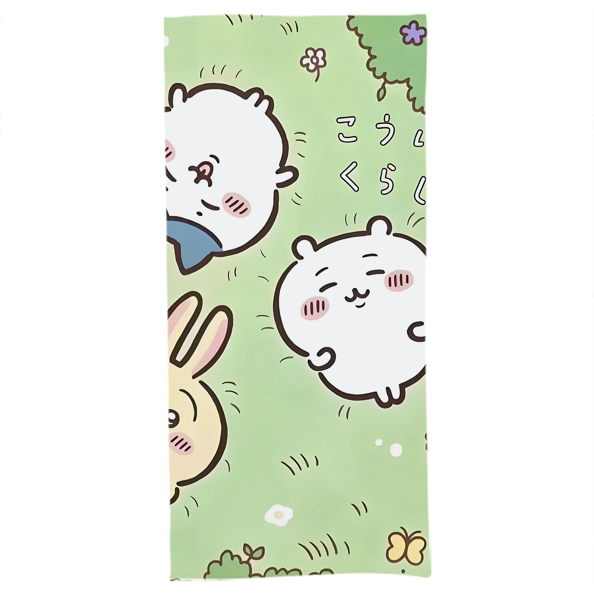 （画像用） ちいかわ Chii-kawa 大判バスタオル 70×140cm 吸水速乾 柔らかい肌触り