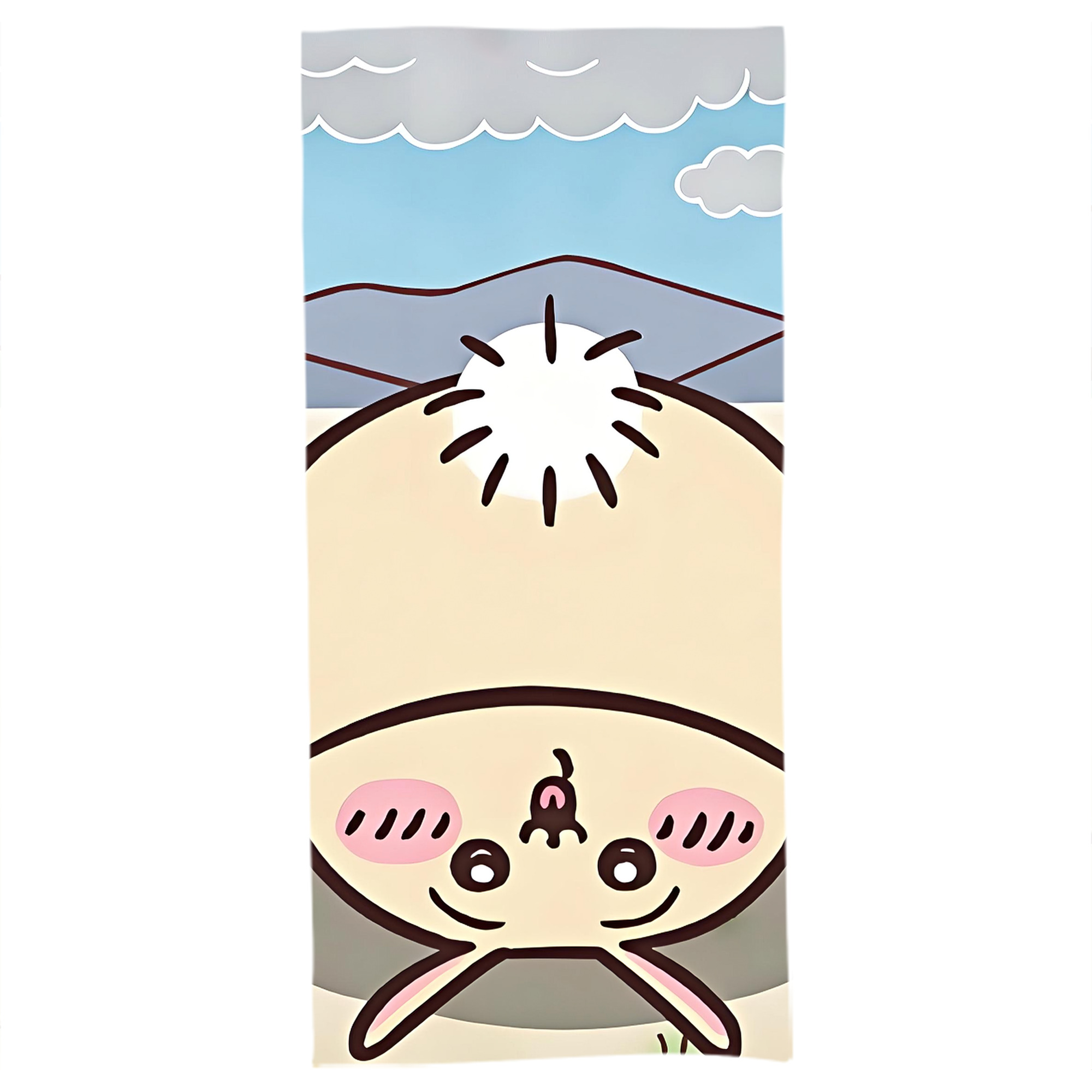 （画像用） ちいかわ Chii-kawa 大判バスタオル 70×140cm 吸水速乾 柔らかい肌触り