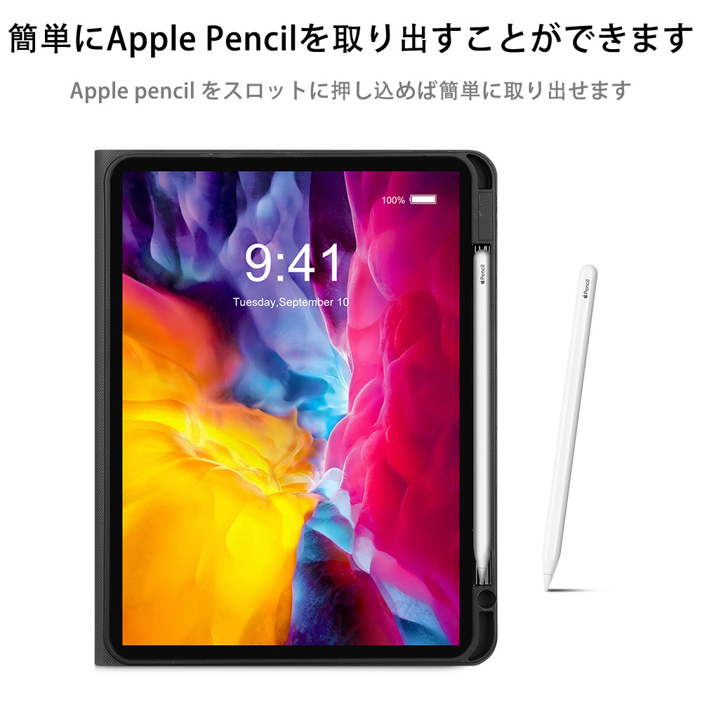 ちいかわ Chii-kawa IPadケース ペンホルダー付き ブックスタイルデザイン