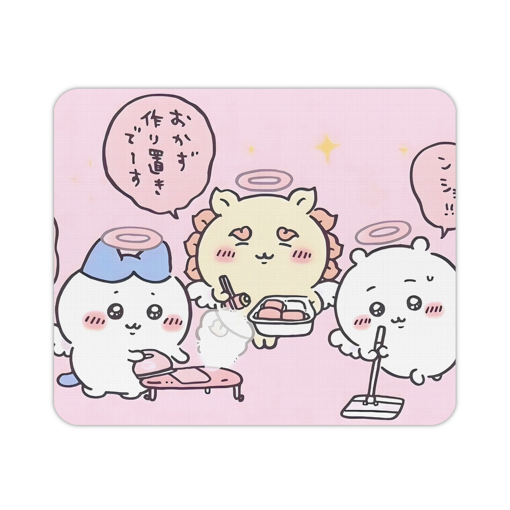 （画像用） ちいかわ Chii-kawa マウスパッド ステッチ加工 ラバー素材 防水 滑り止め 超薄型 ゲーミング/オフィス対応